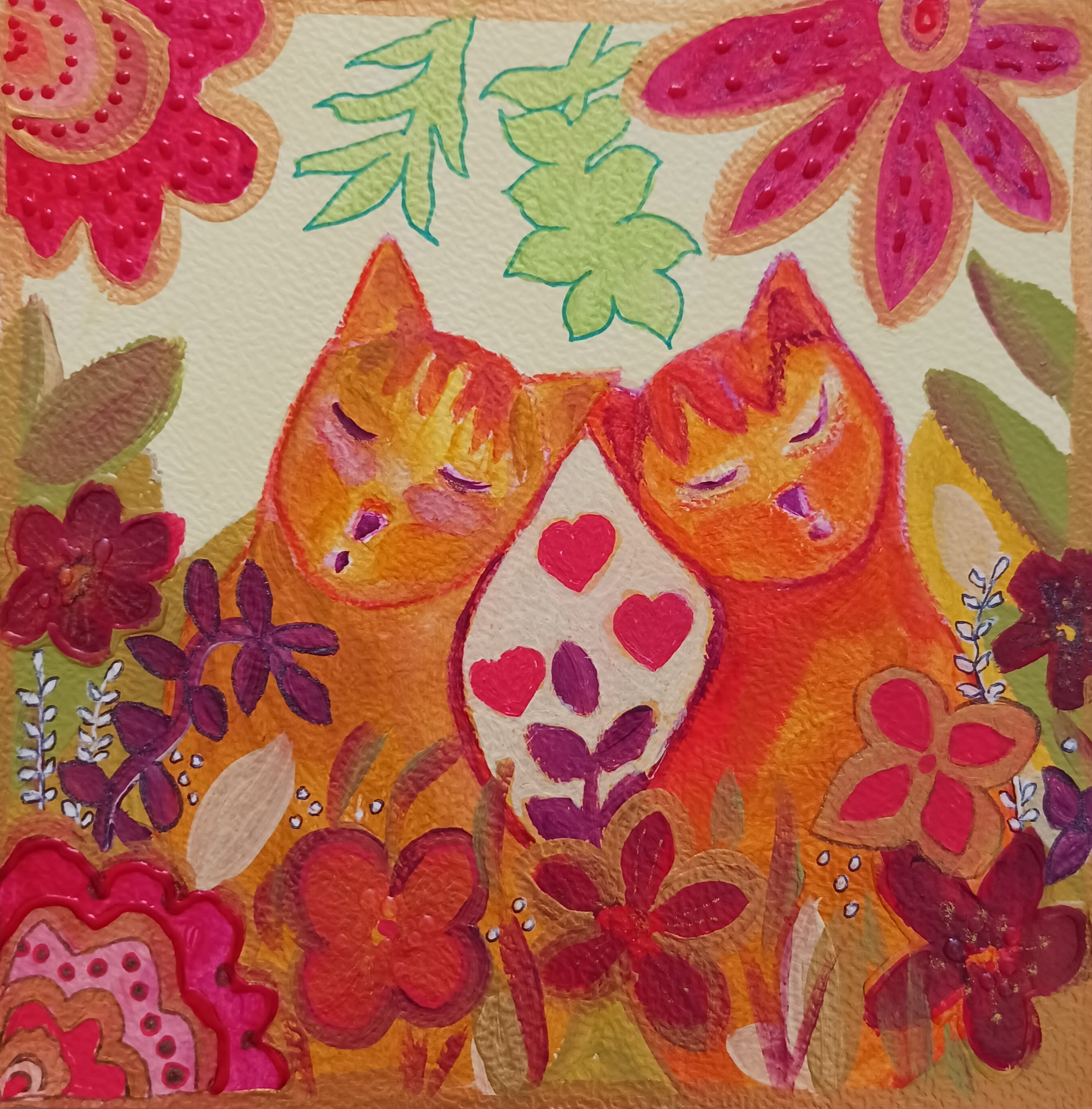 Carte cats in love Vendu