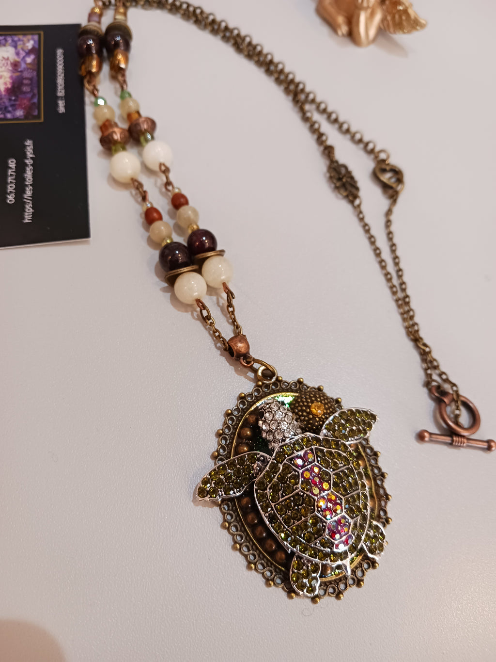 Collier petite tortue de mer