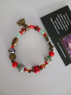 Bracelet chance vert rouge