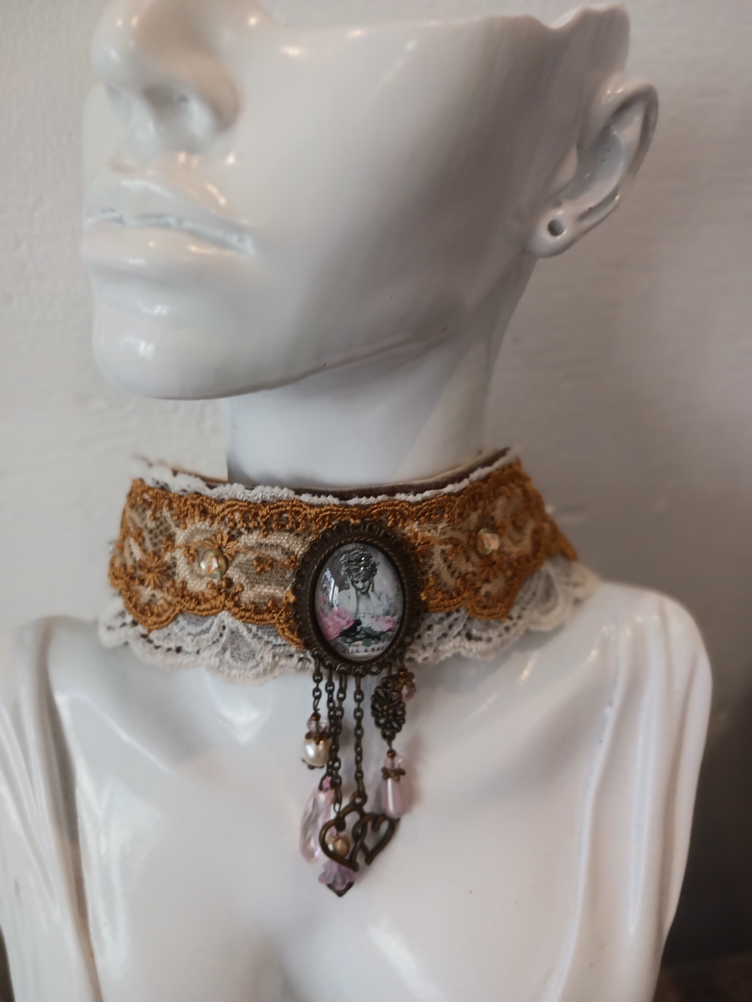 Collier de cou romantique