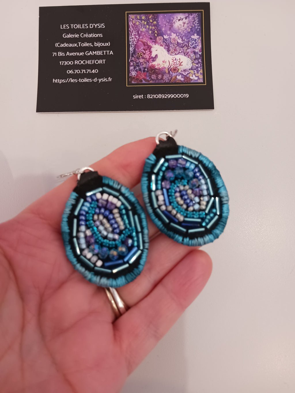 Boucles Vagues bleues