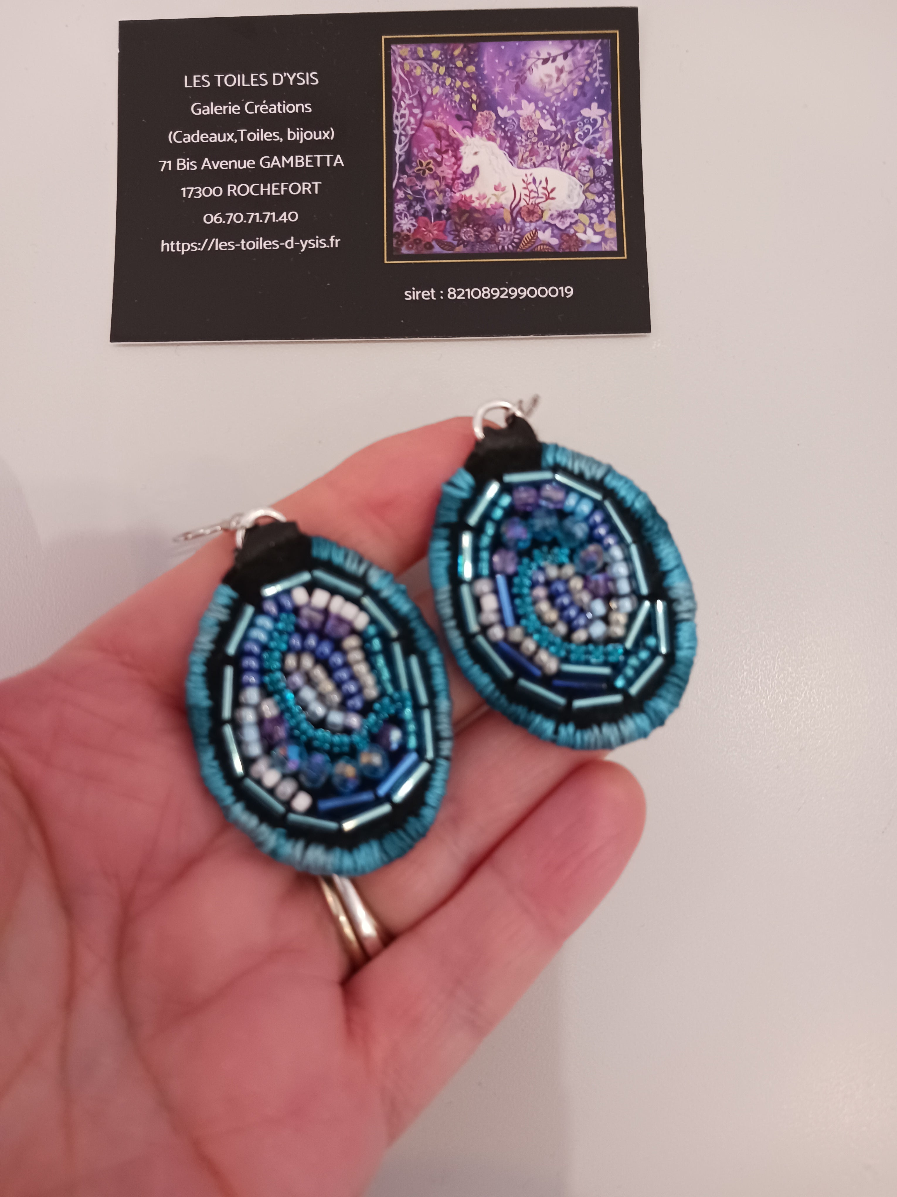 Boucles Vagues bleues