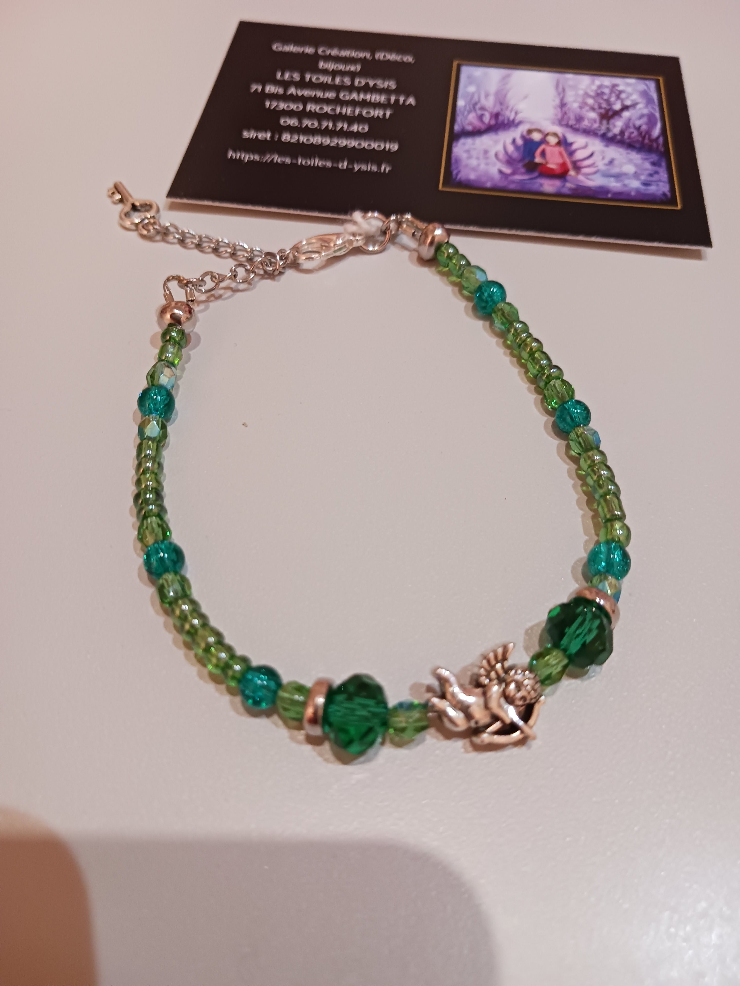 Bracelet Cupidon Vert