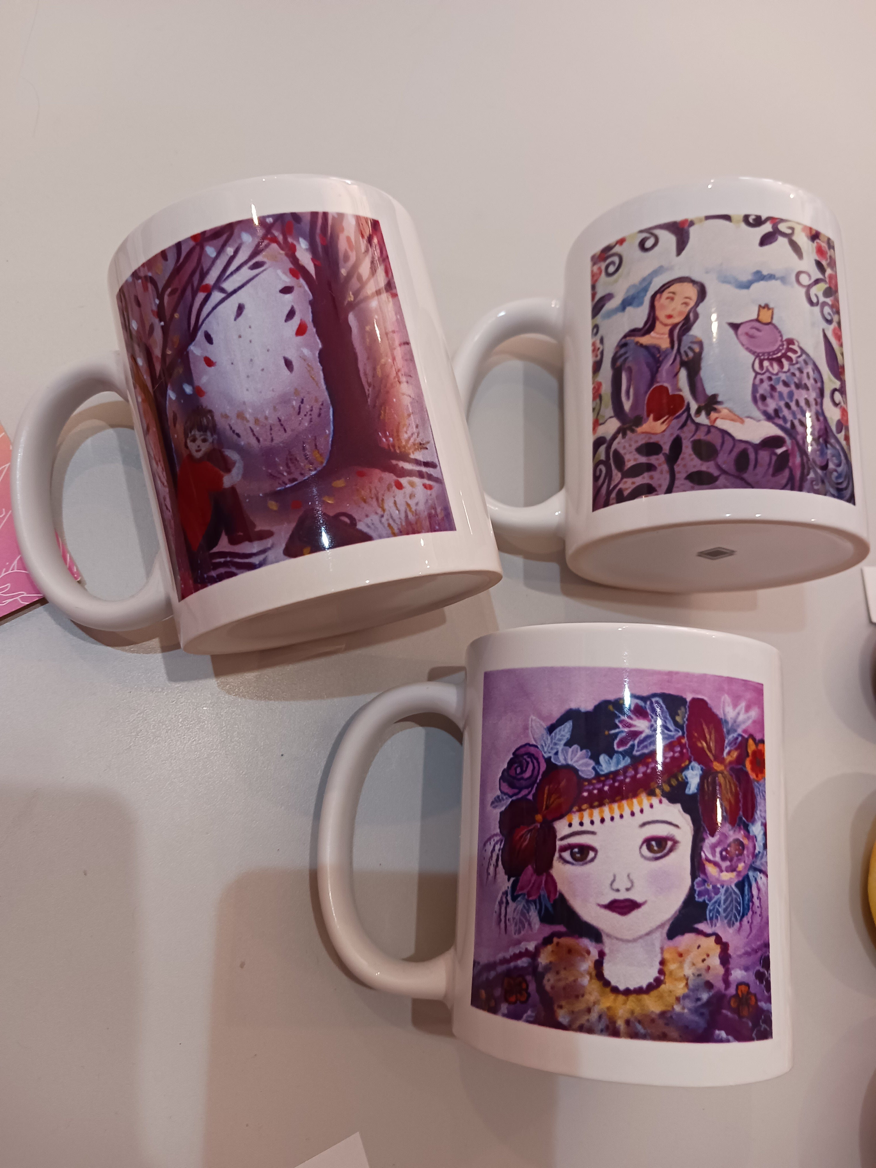 Lot de 3 mugs