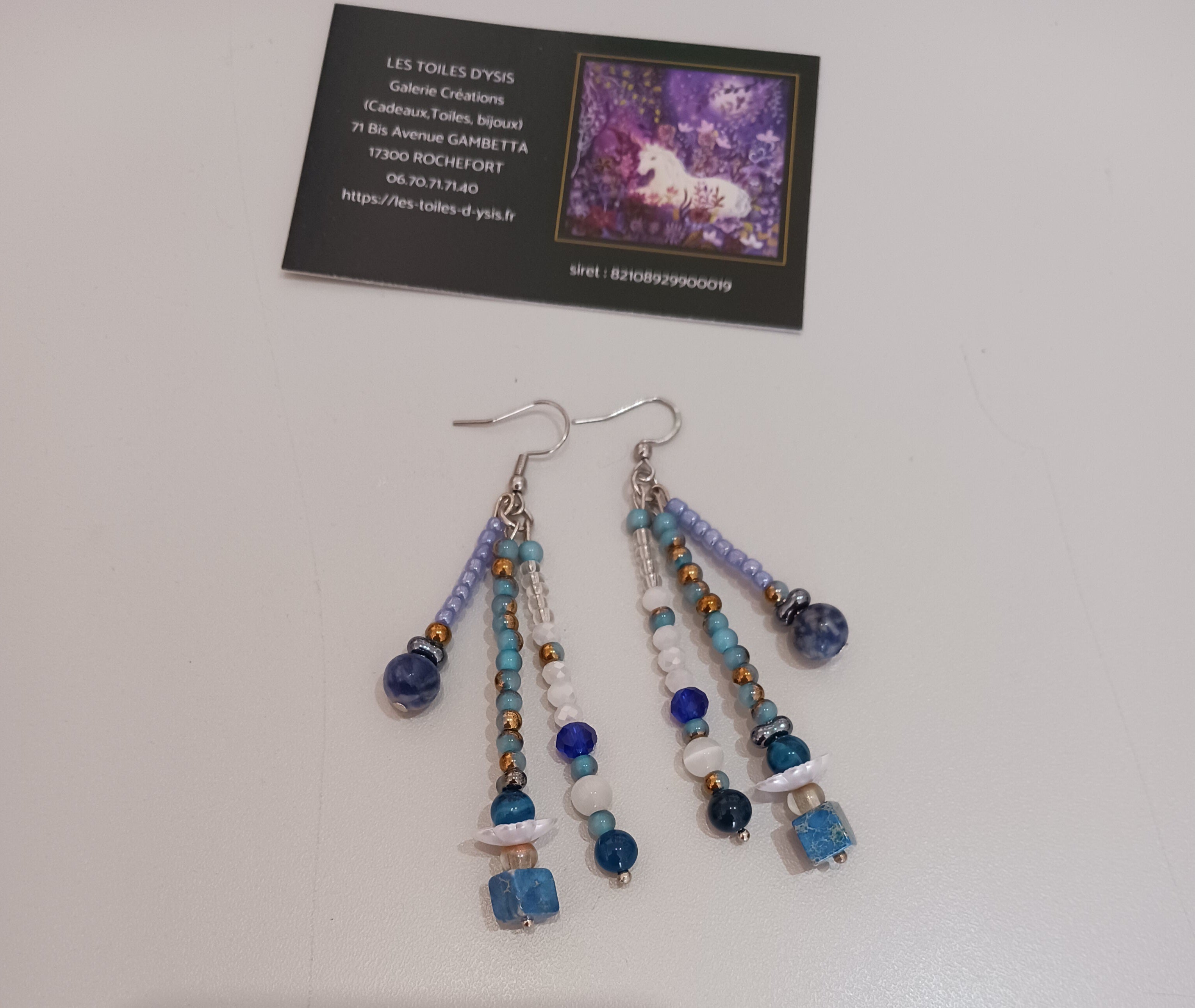 Boucles " vacances à la mer "