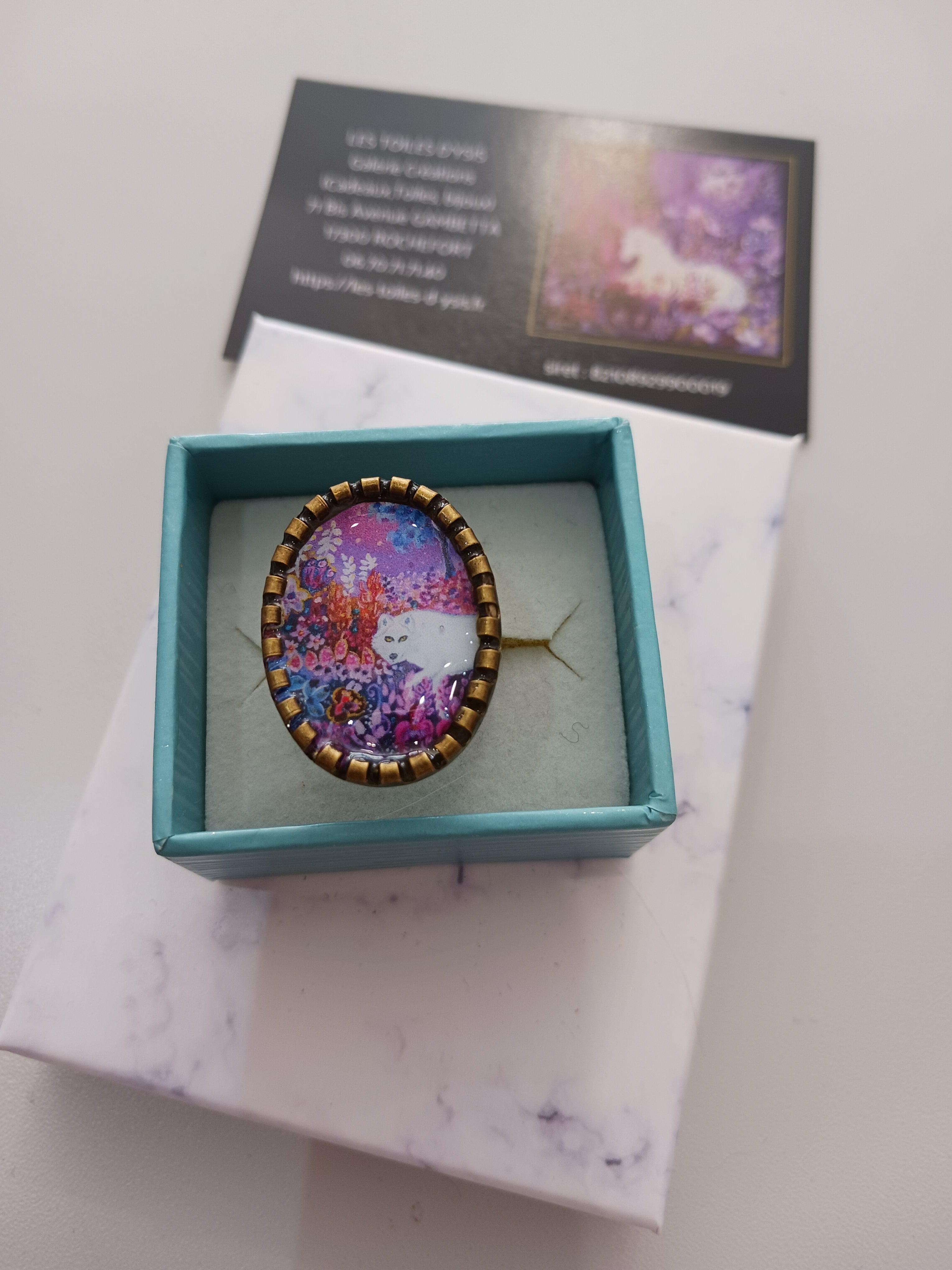 Bague "La nuit est mon royaume"