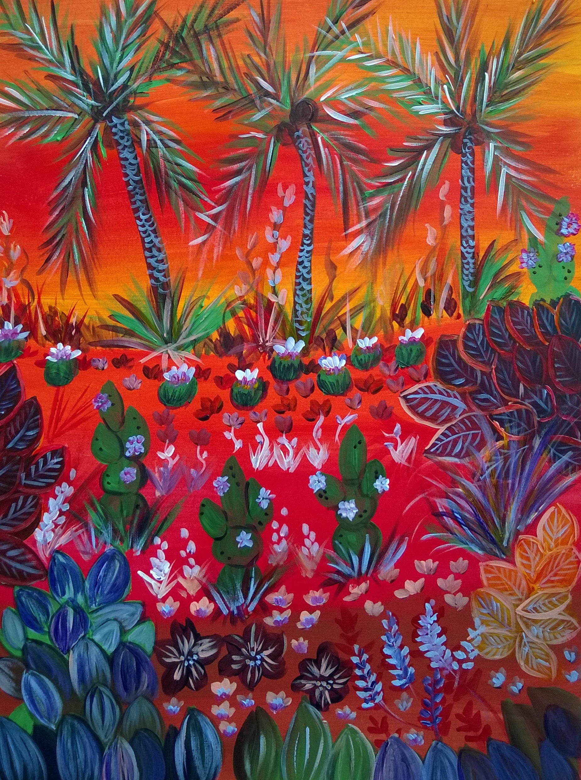 Sous les cocotiers