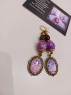 Boucles douceur mauve et améthyste