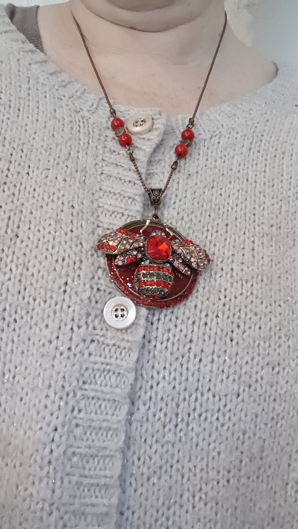 Collier Papillon de nuit Royal