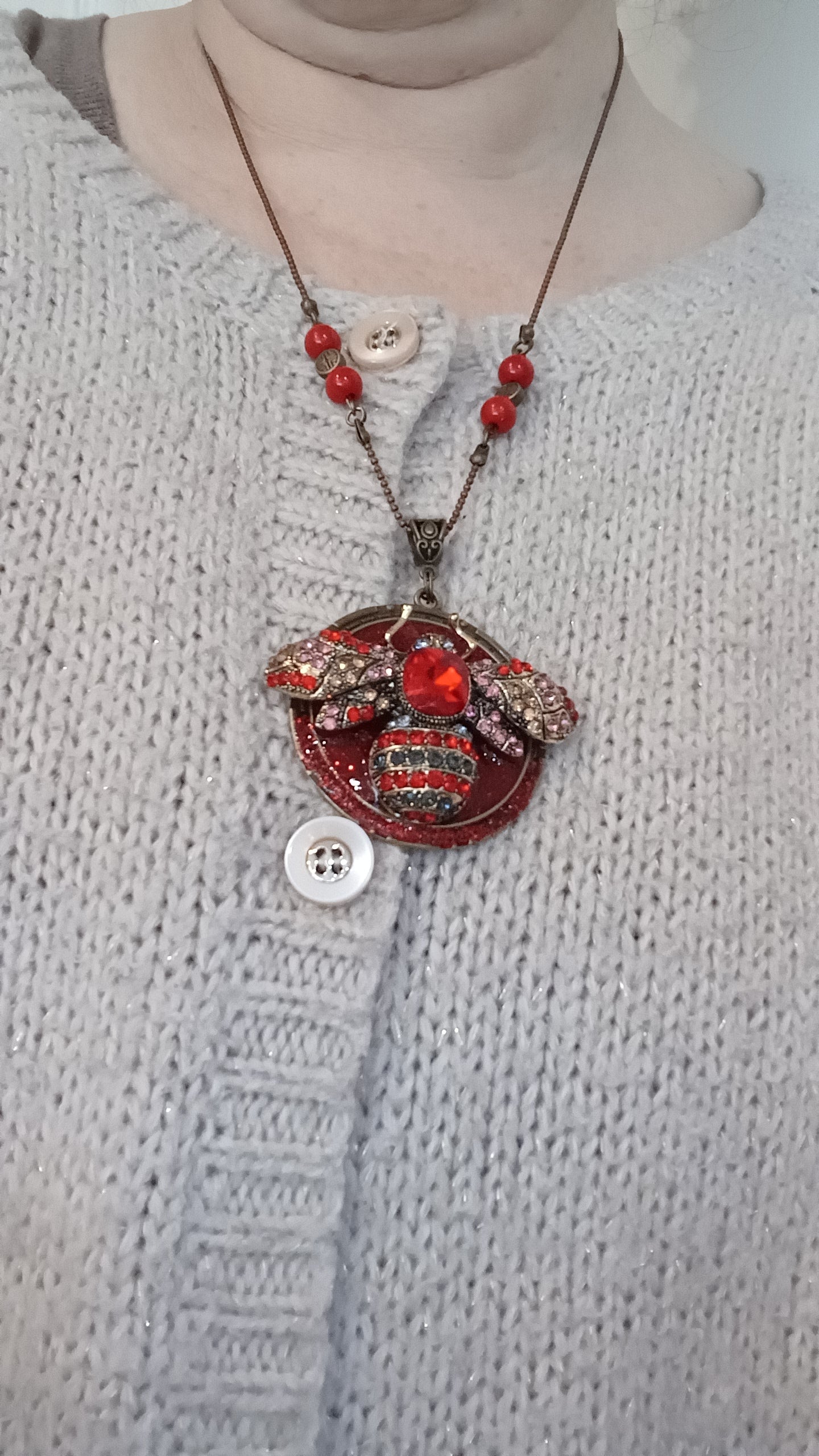 Collier Papillon de nuit Royal