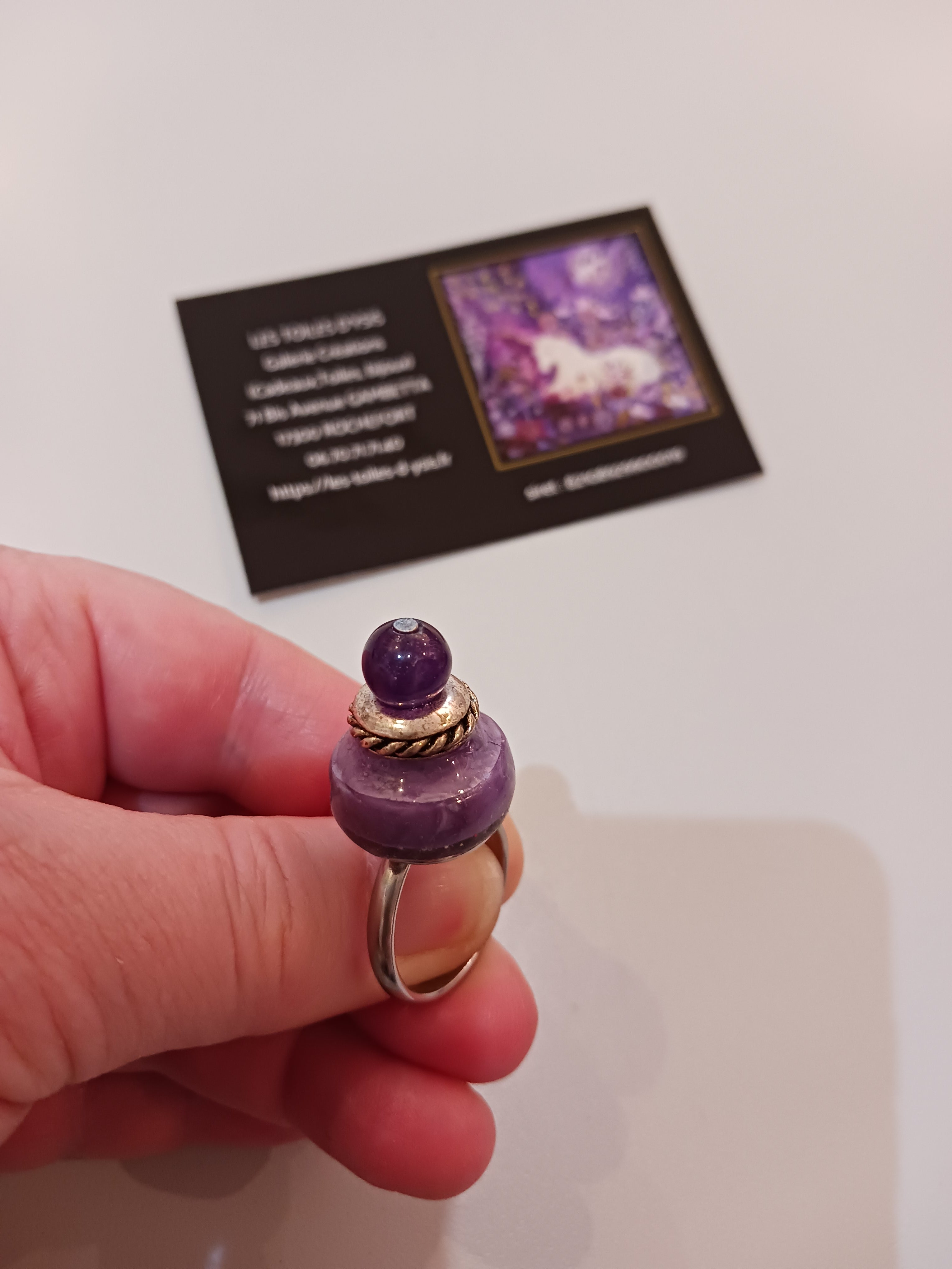 Bague Le pudding de Tante Adélaïde