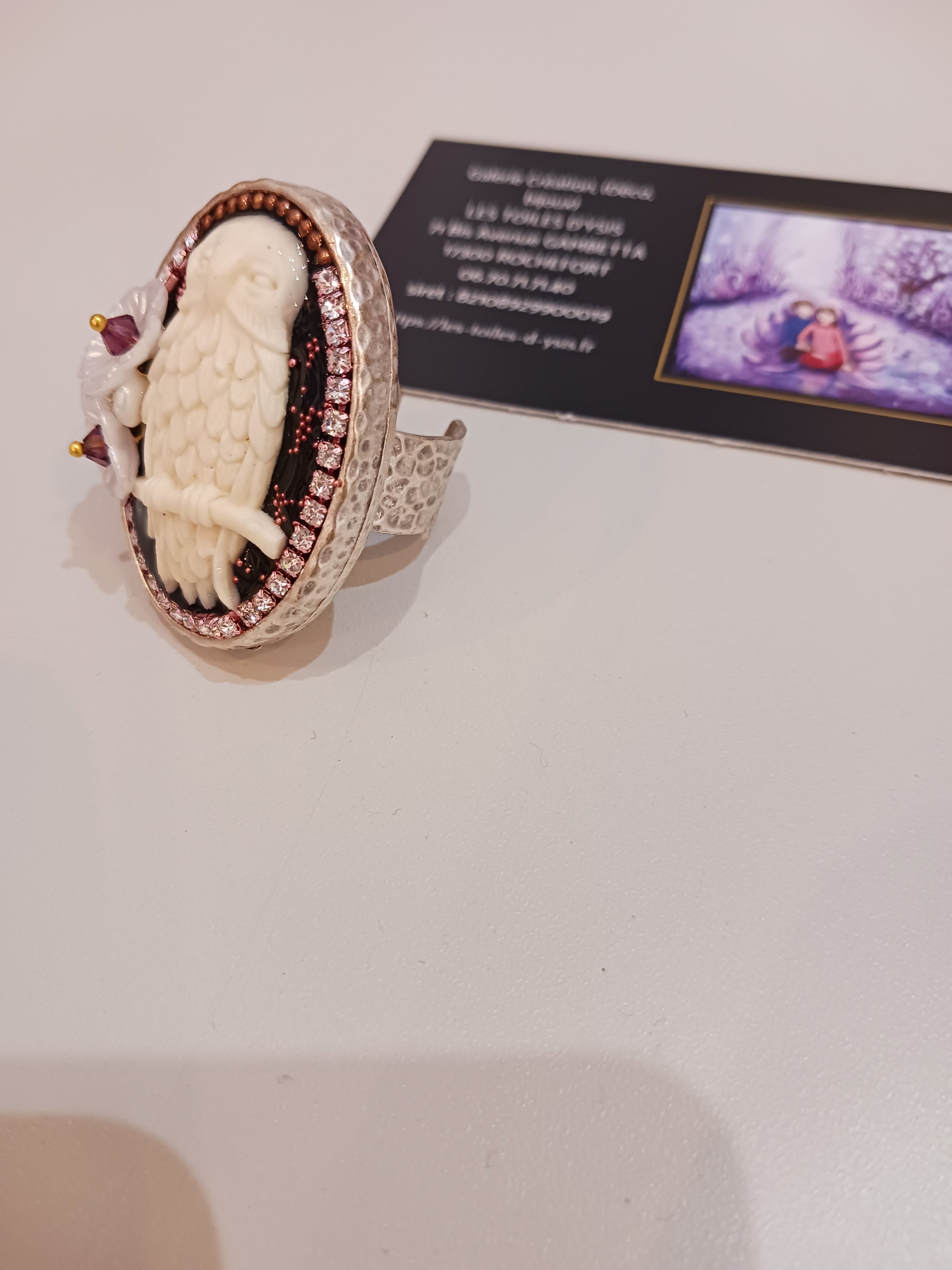 Grosse bague Féérique chouette