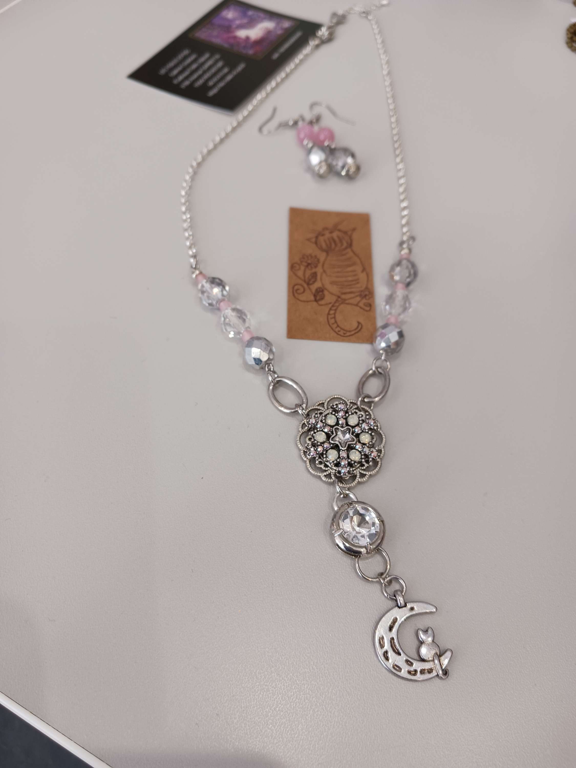 Parure petit chat sur la lune