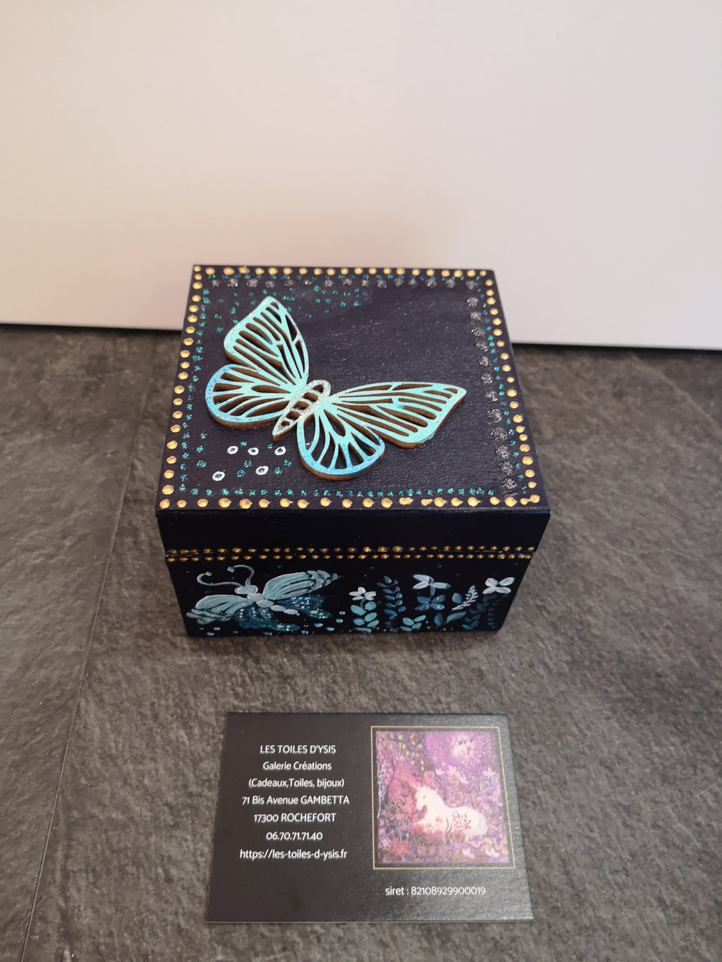 coffret peint 