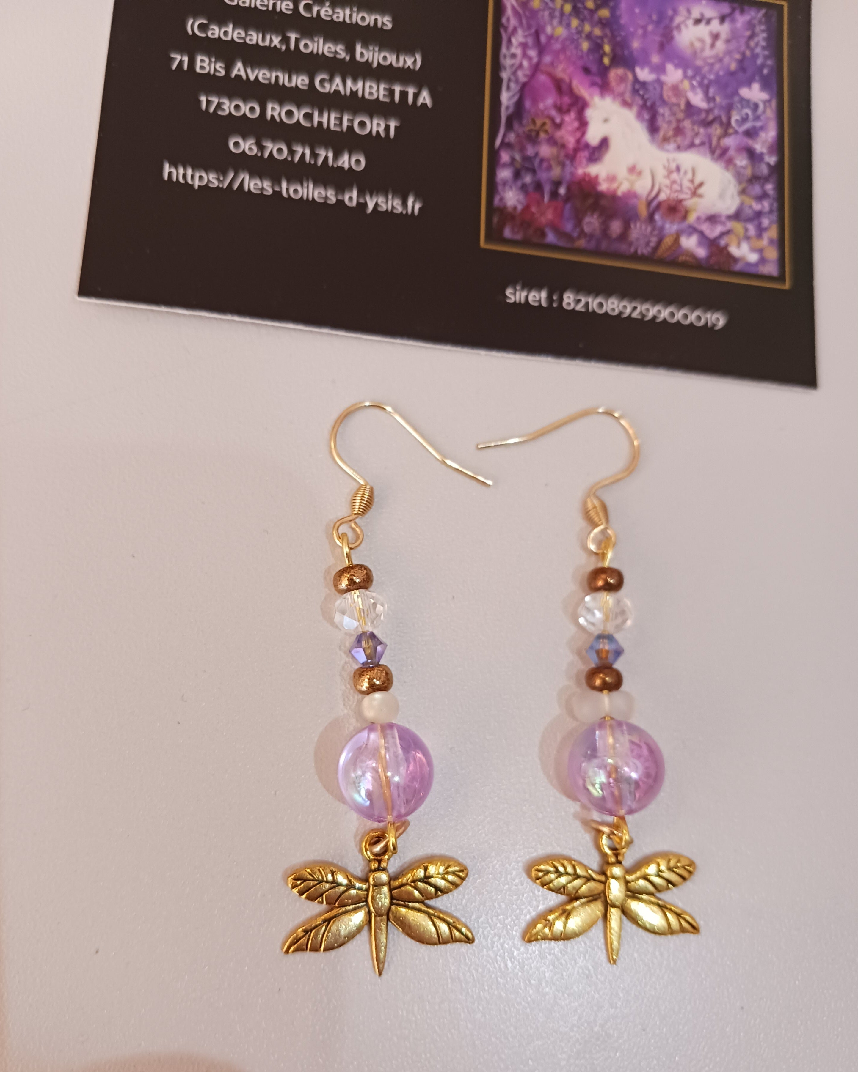 boucles libellules