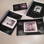cartes postales en noir et blanc