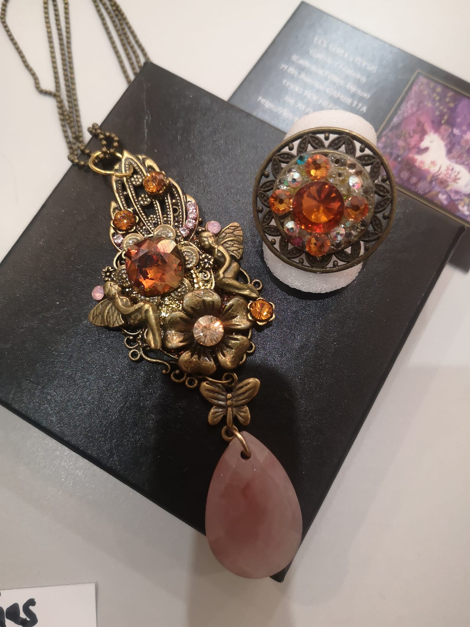 Bijoux de créatrice bague collier