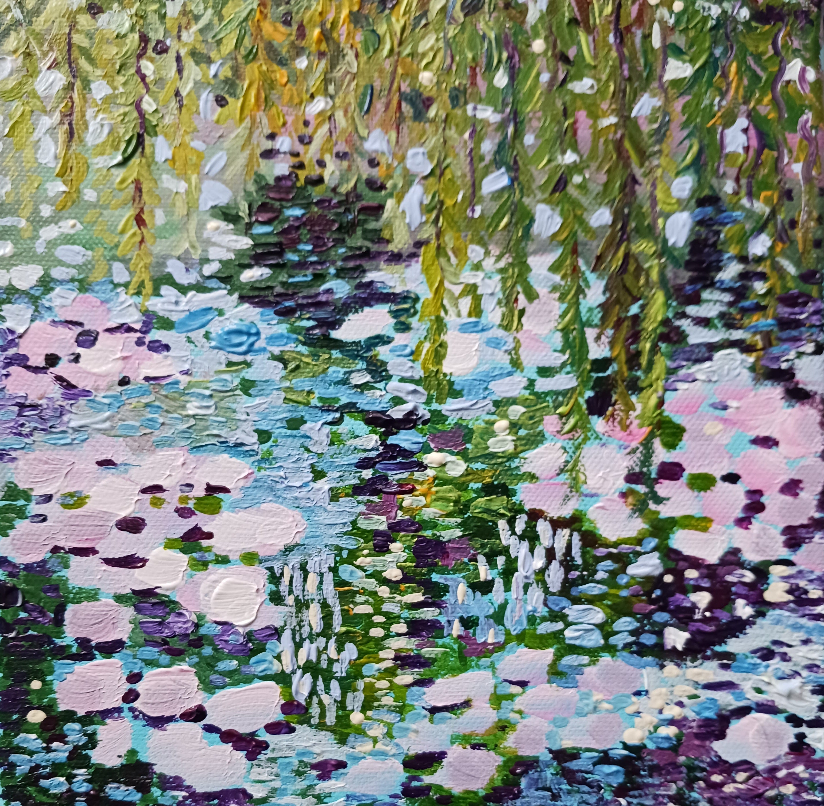 reflets dans l'eau