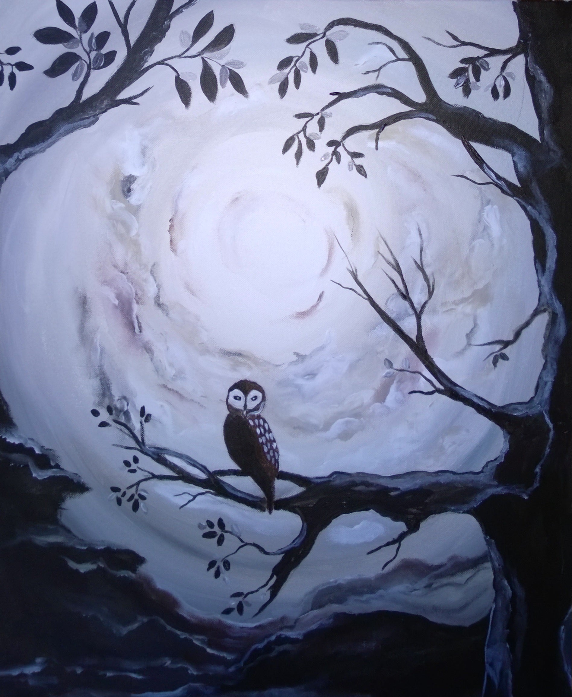 monde imaginaire noir et blanc