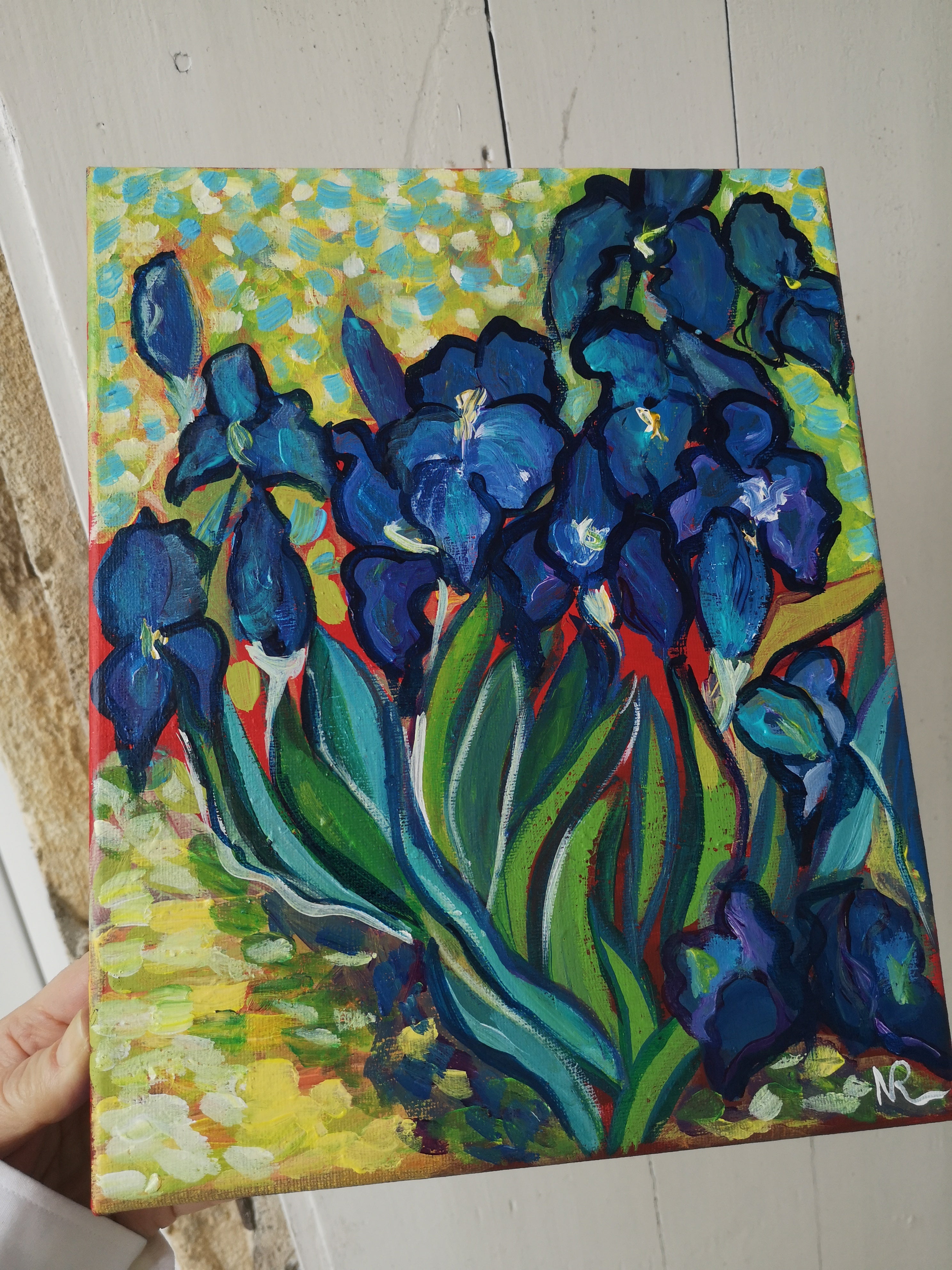 iris et verdure