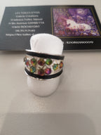 bague multicolore