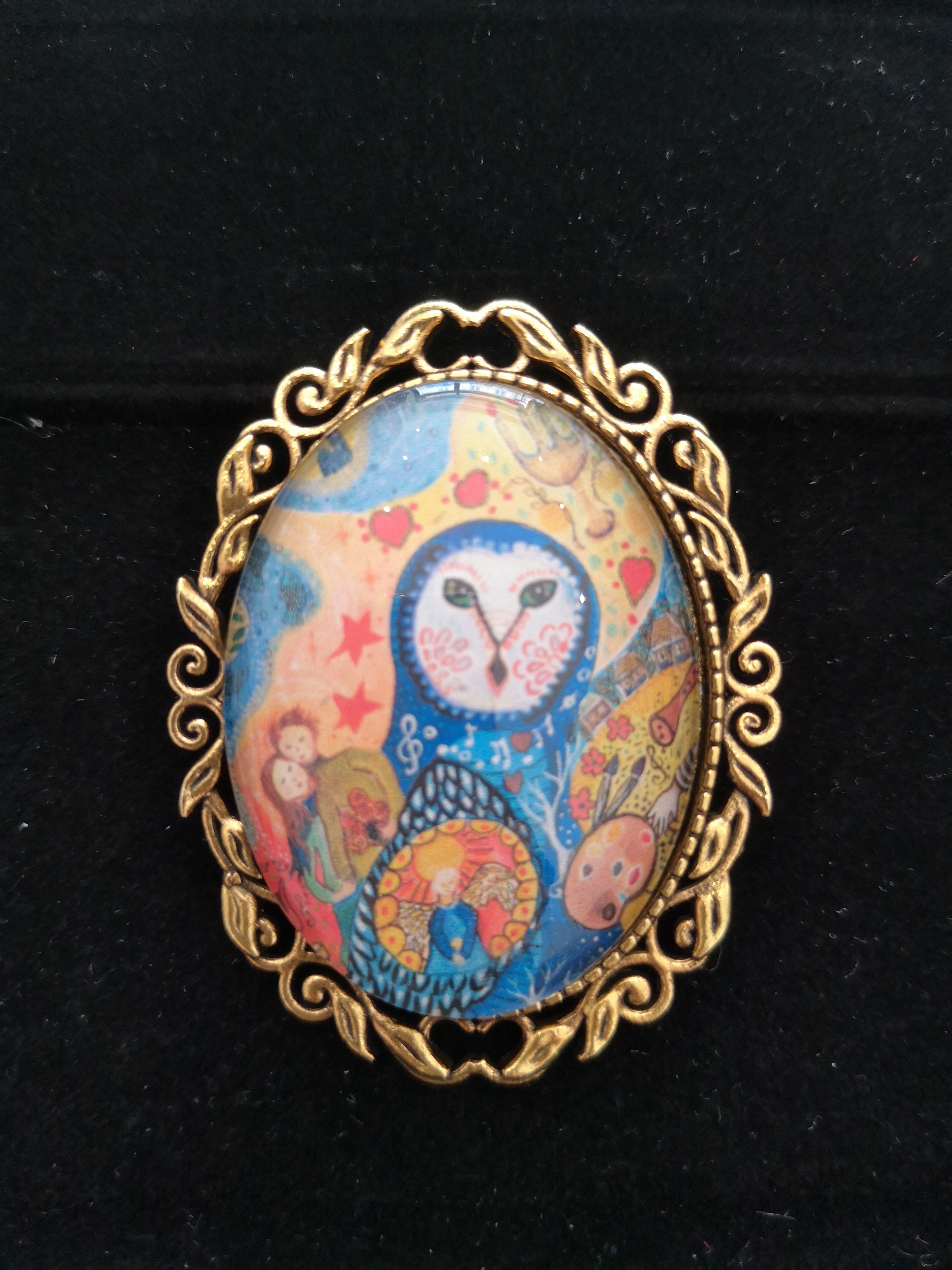 broche inspiration Chagall