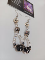 gris noir boucles