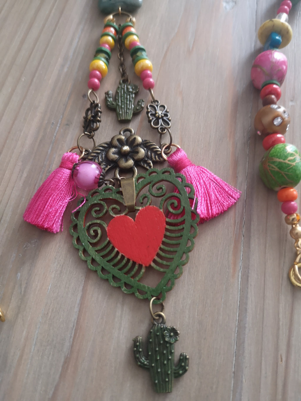 collier mélange de perles