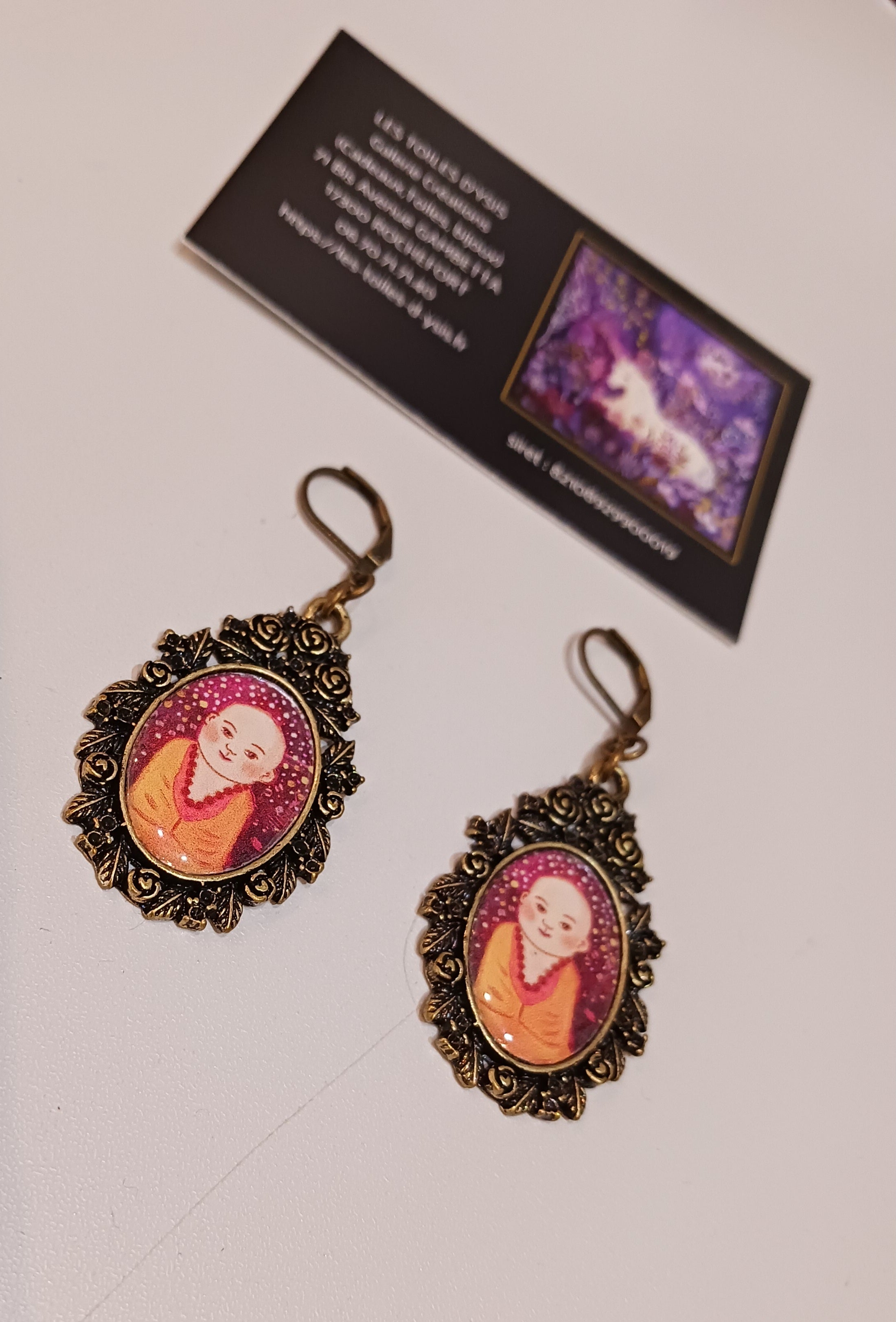 boucles dormeuses bronzes