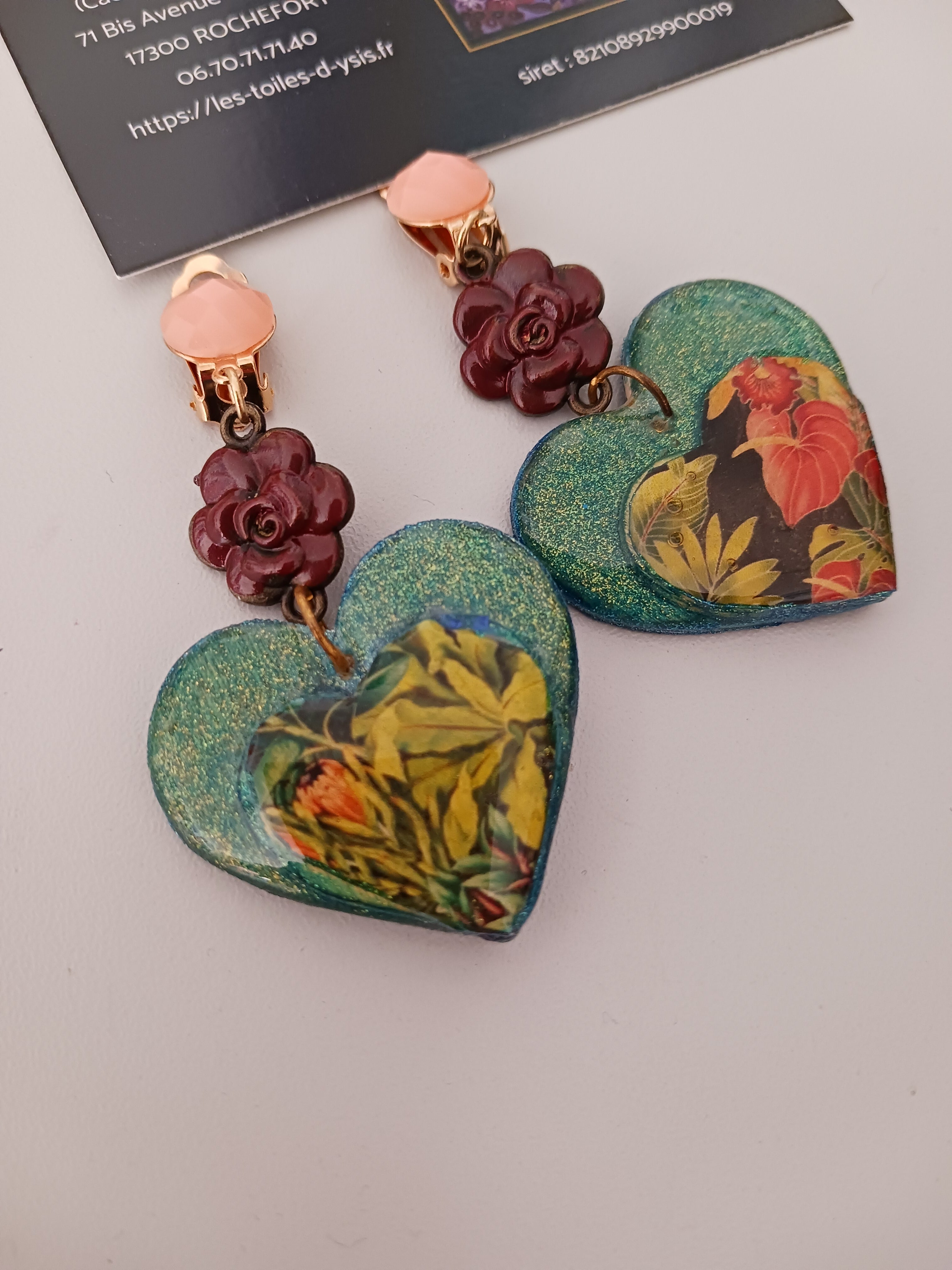 boucles résinées