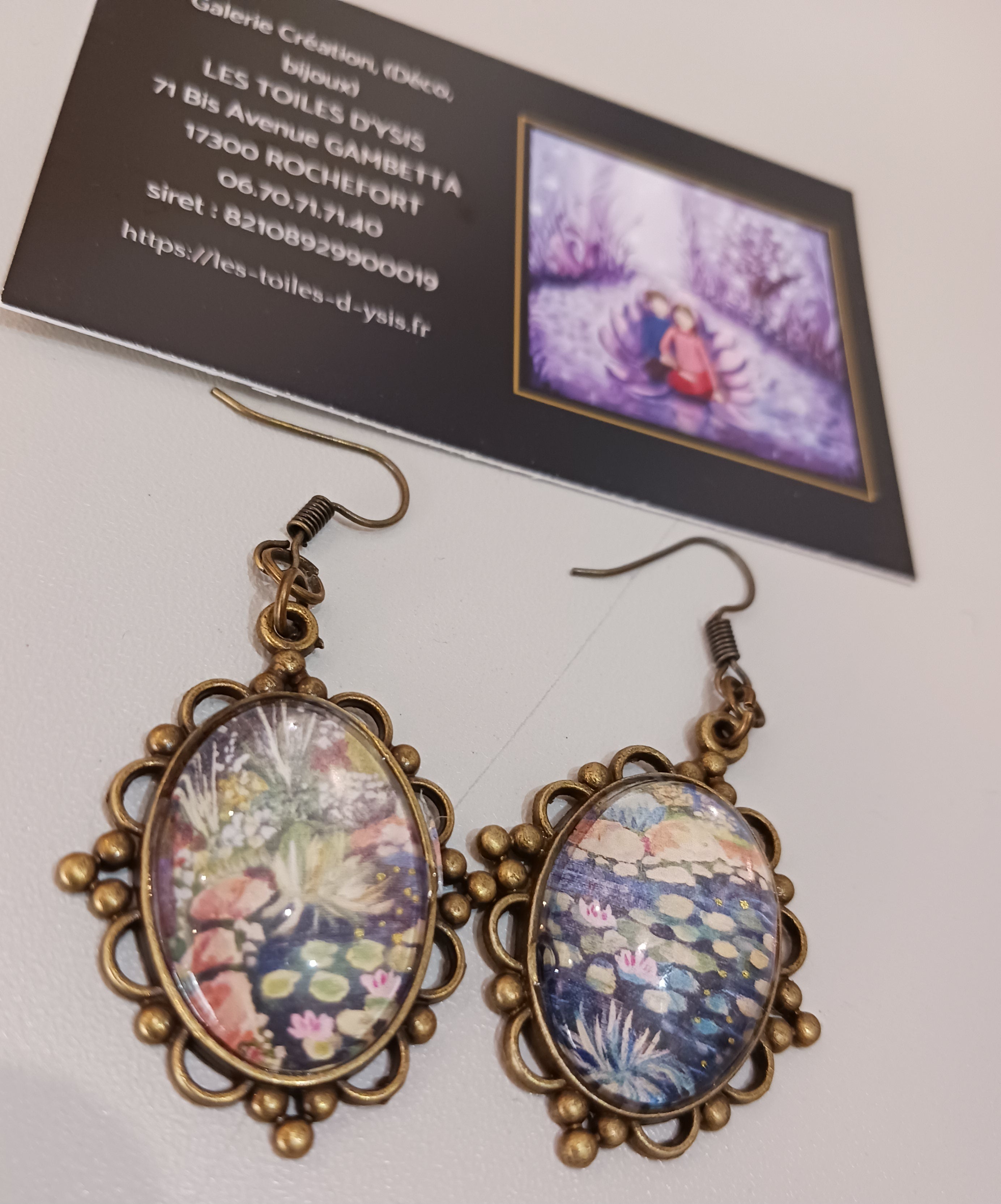 bijoux nénuphars plantes