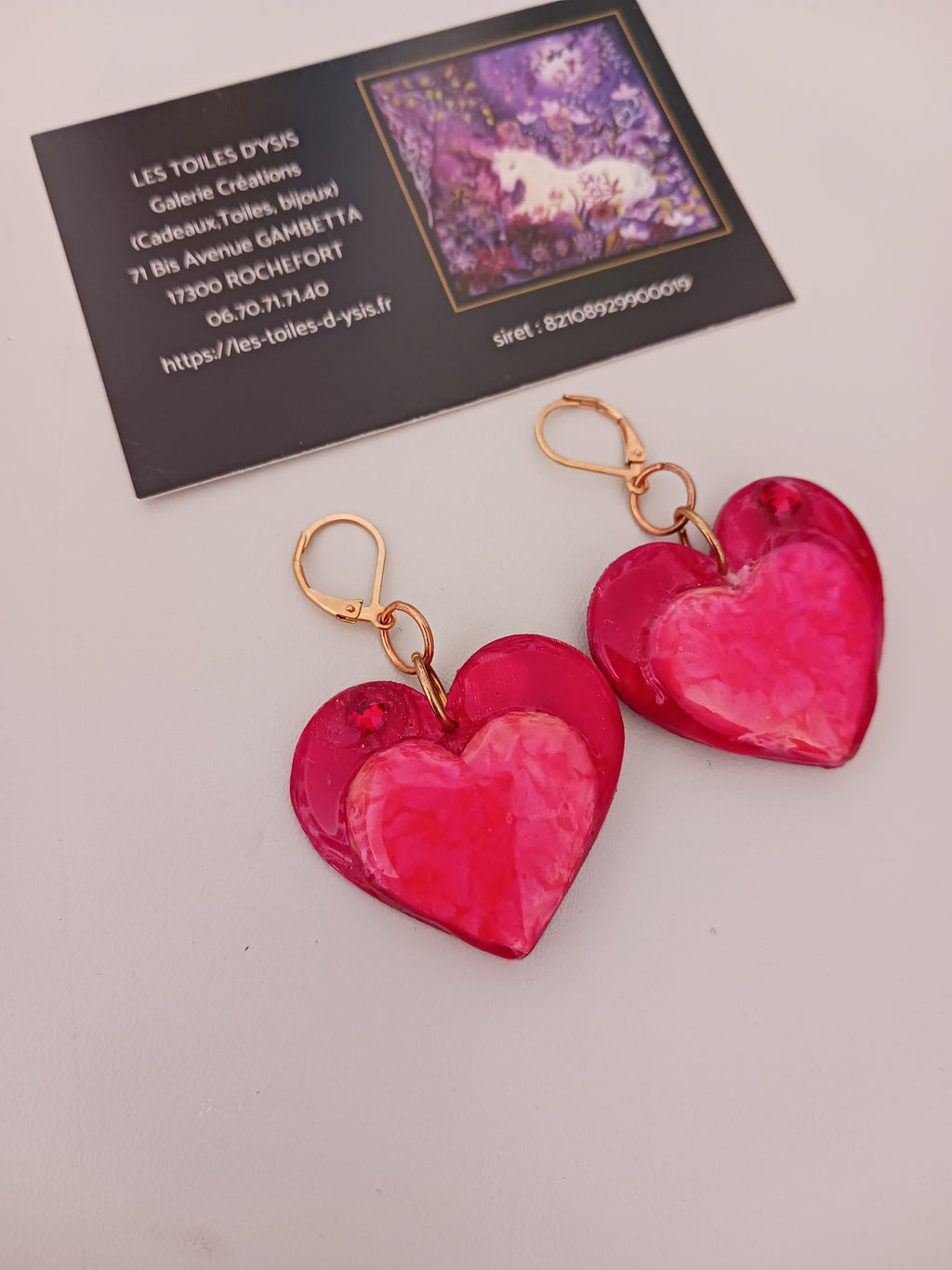 boucles résinées