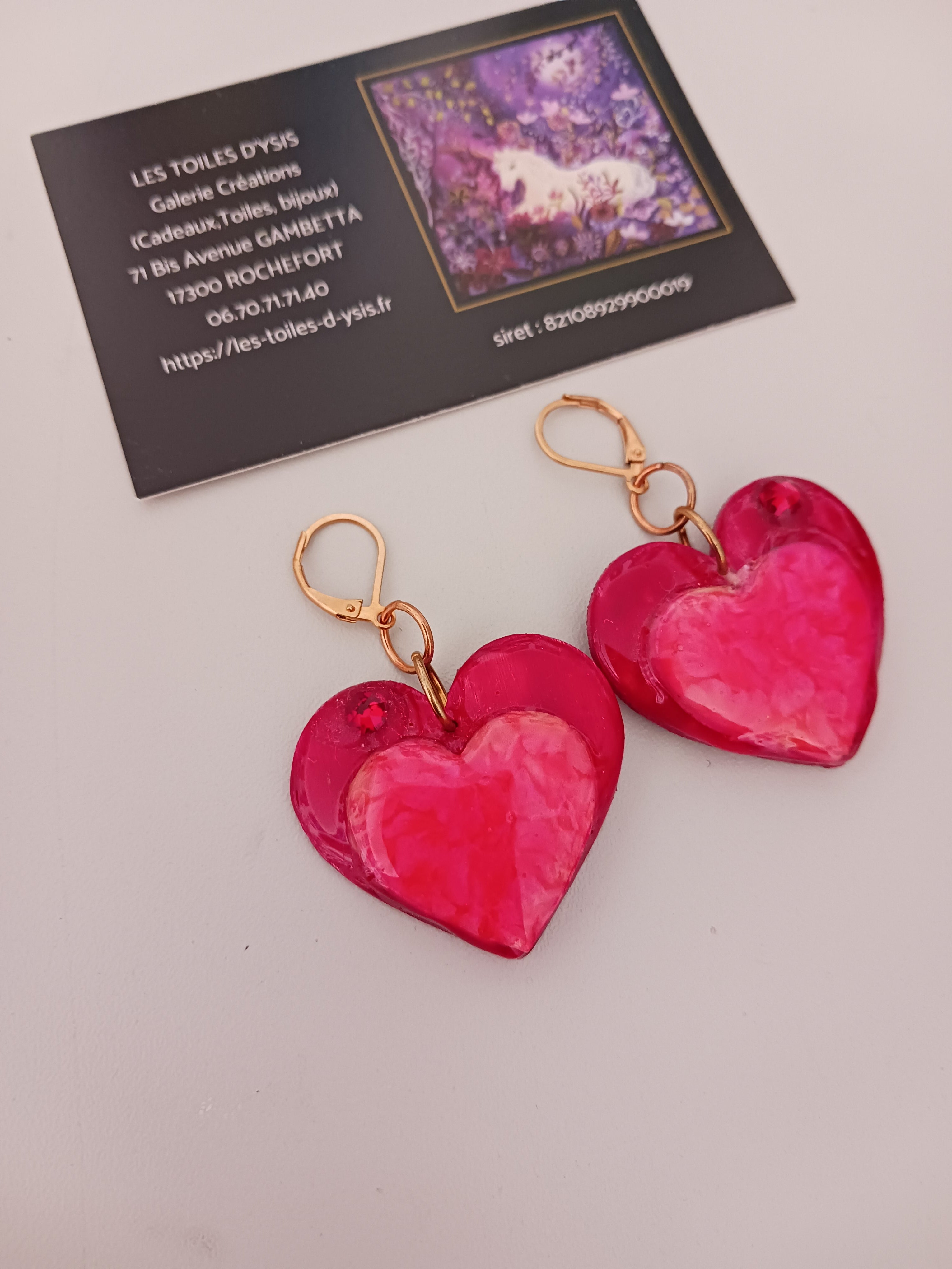 boucles résinées
