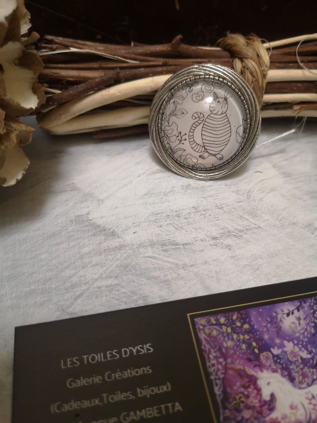 bijoux avec dessin fait main