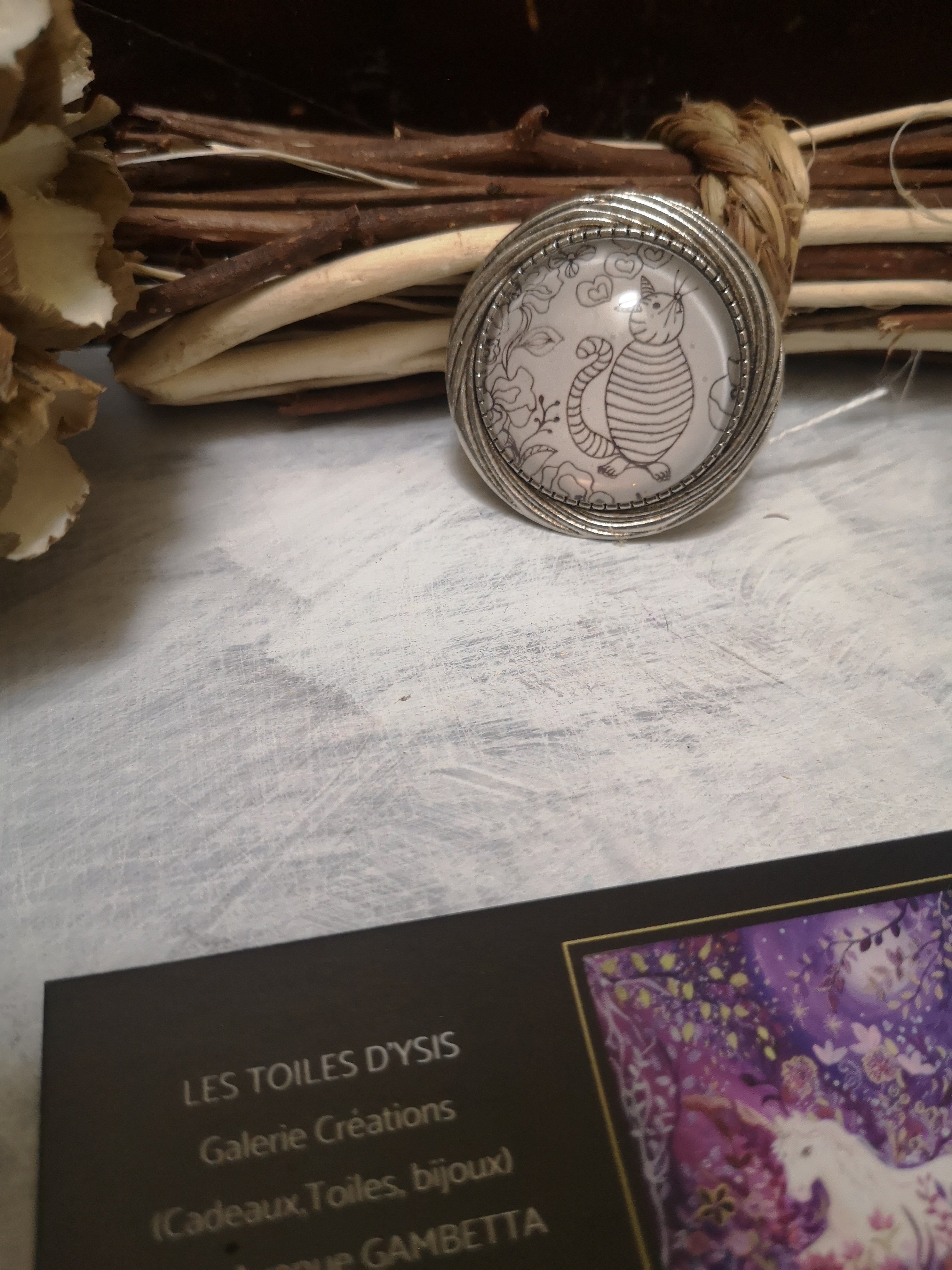 bijoux avec dessin fait main