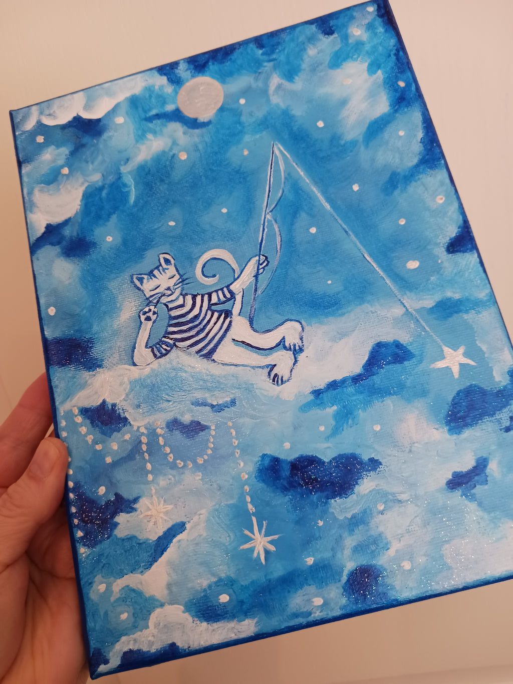 petit tableau déco chat