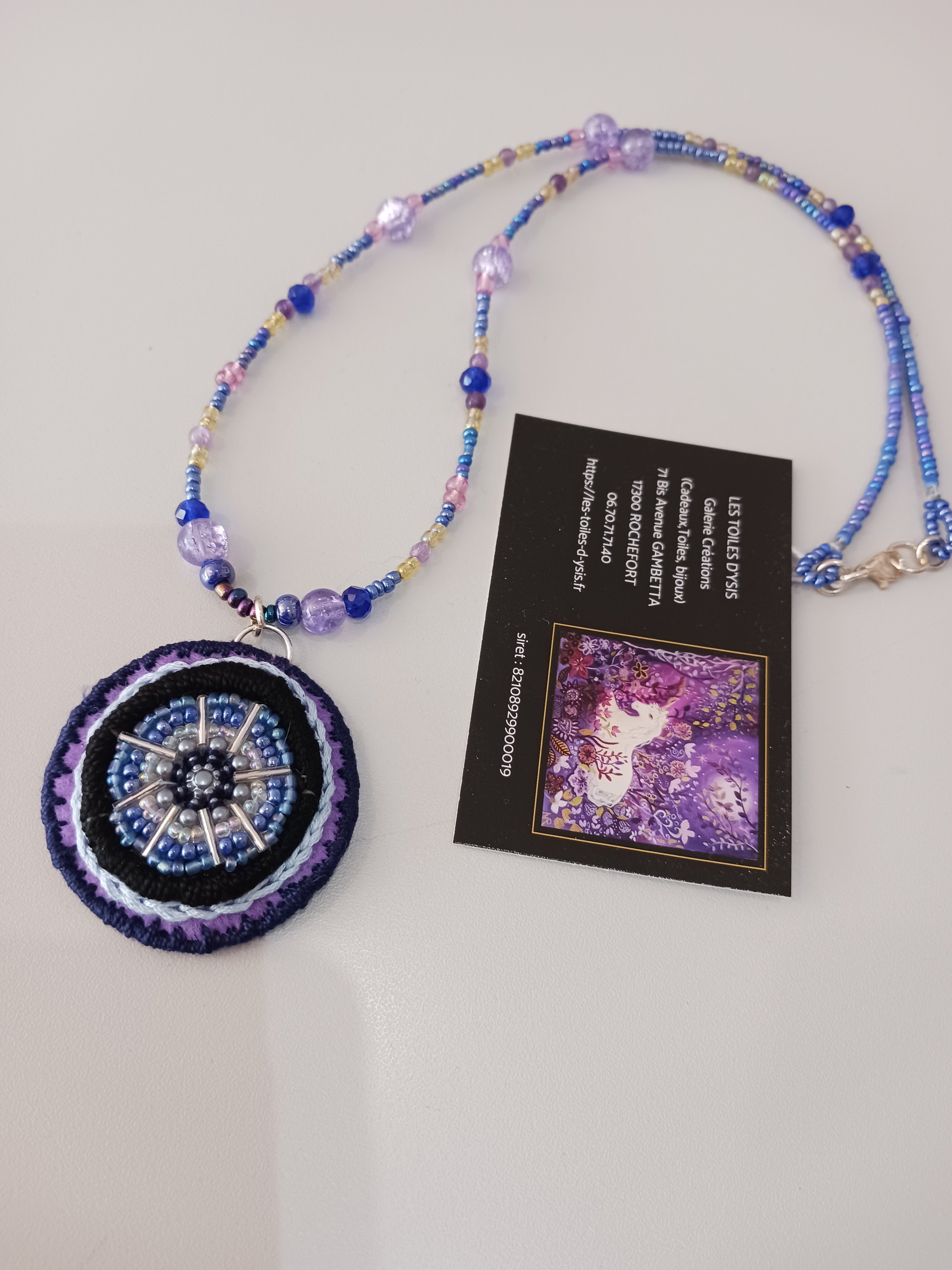 collier pièce unique