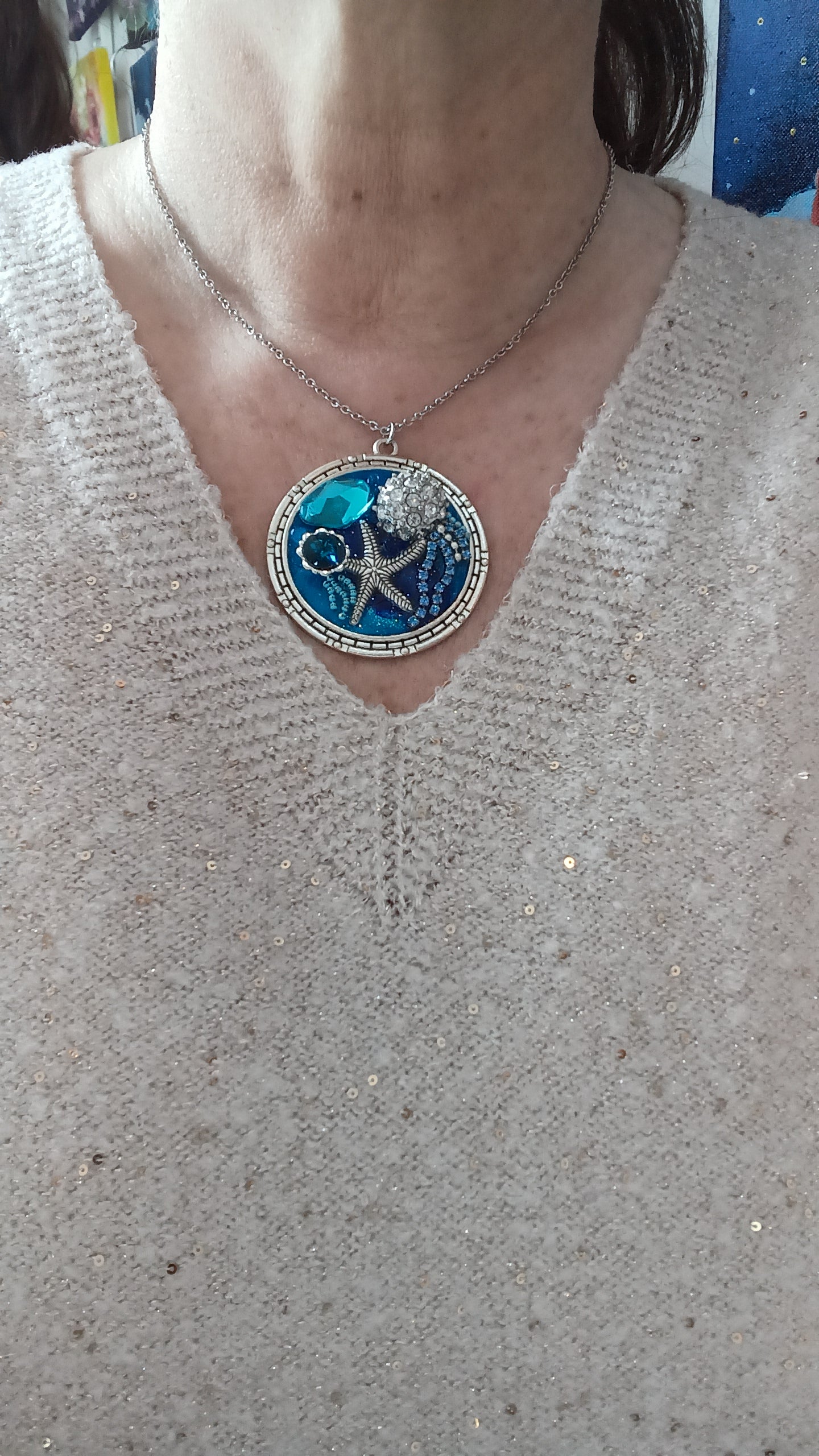collier mer étoile de mer