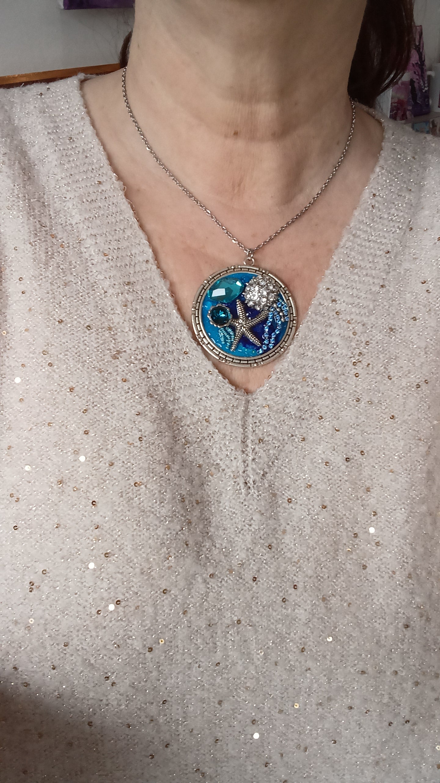 bijou étoile de mer et méduses