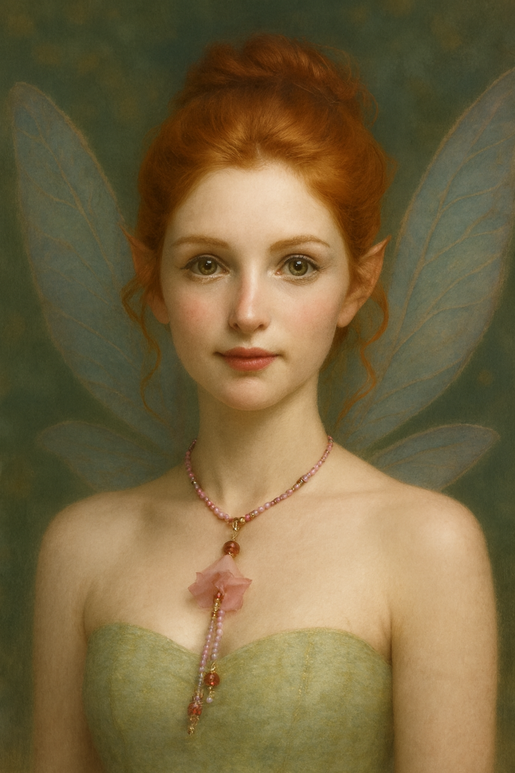 collier délicat  et romantique des fées