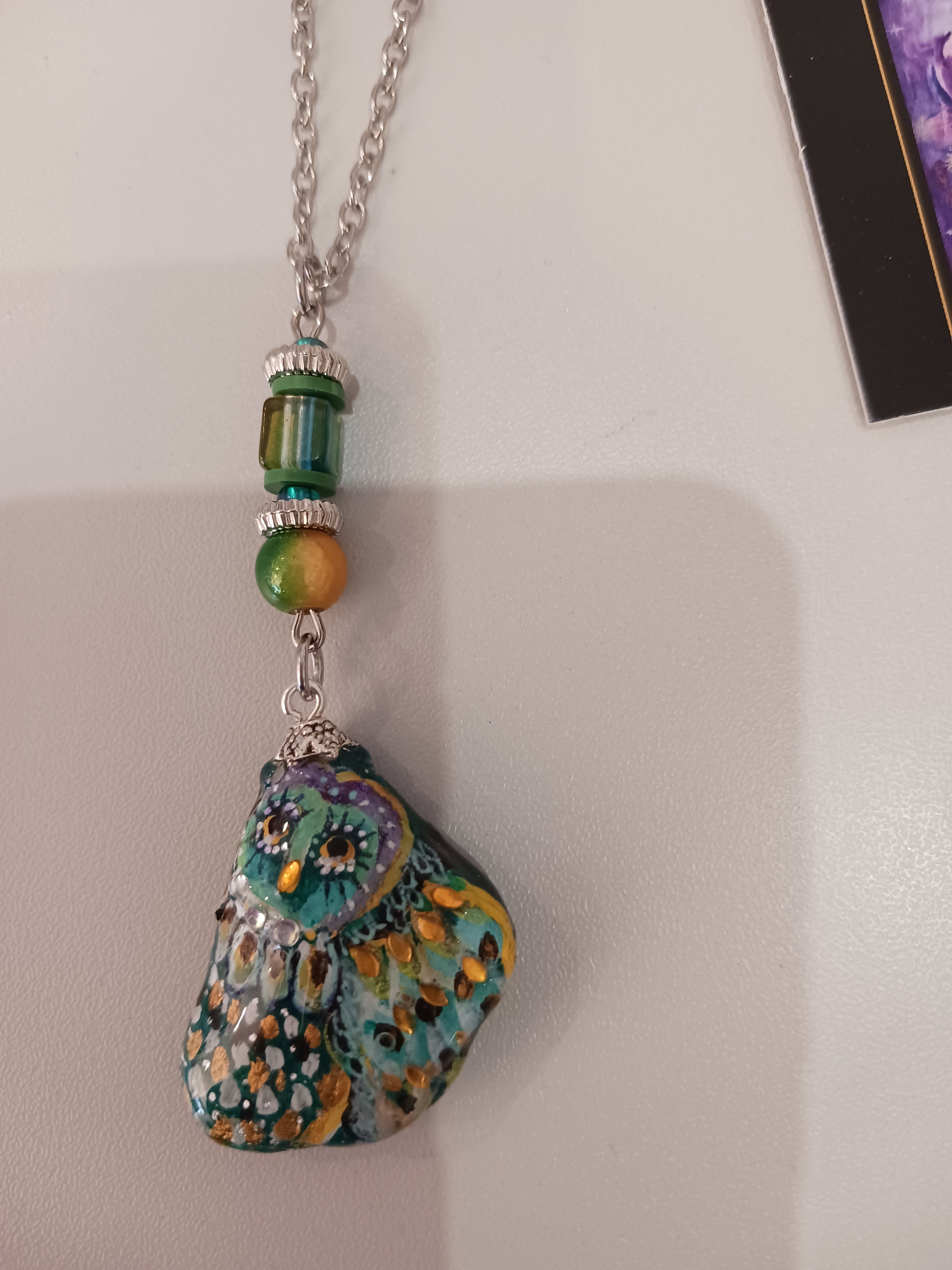 collier inoxydable fait main