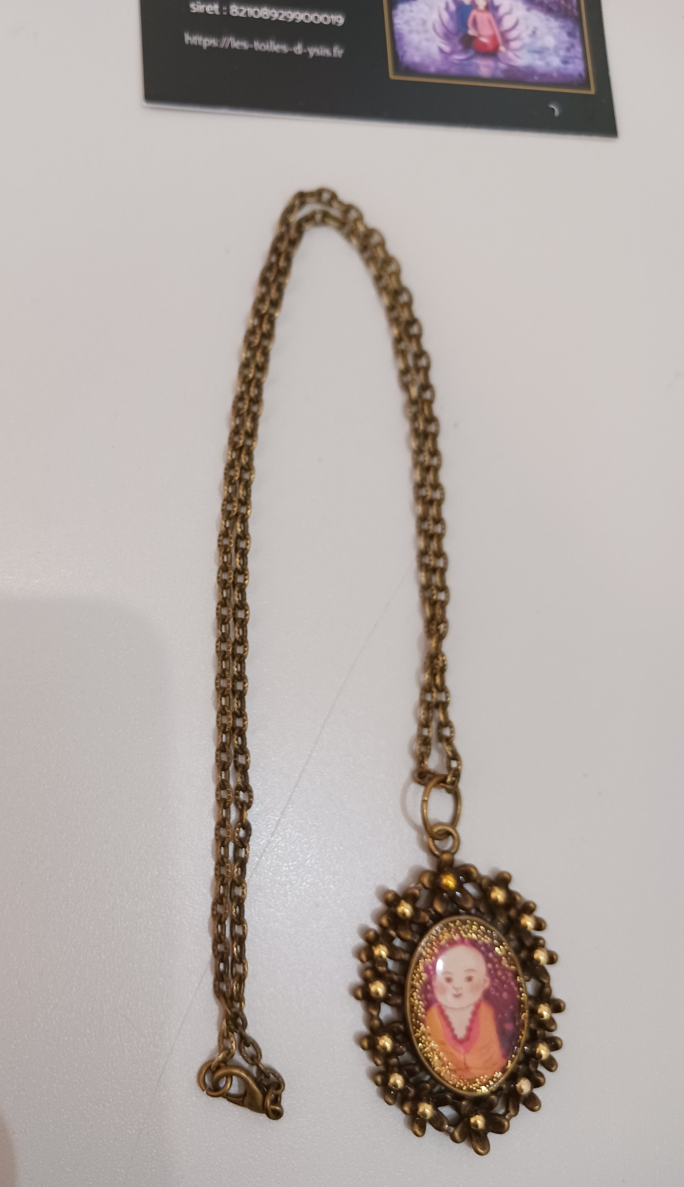 collier bouddha 