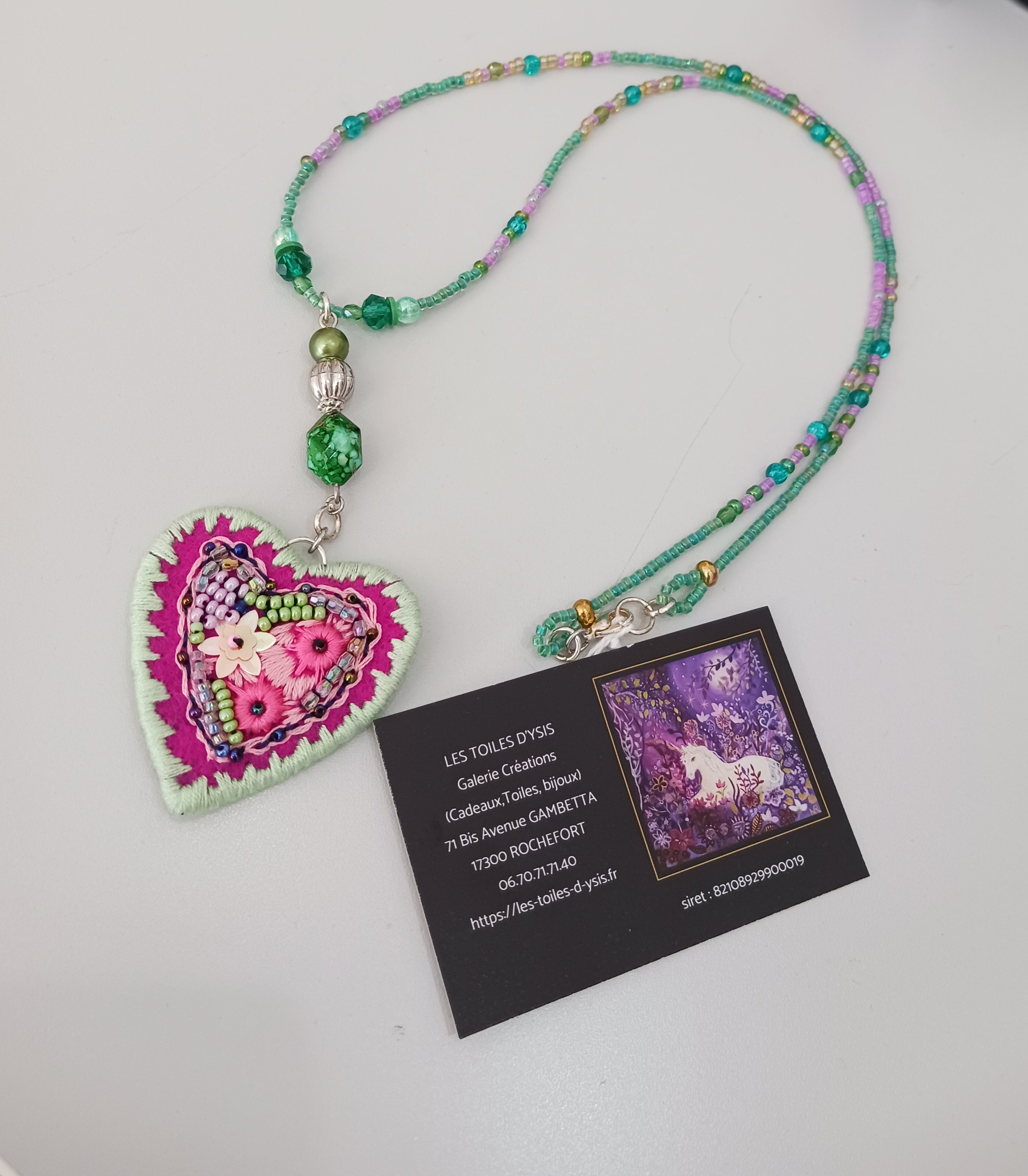 collier rocailles