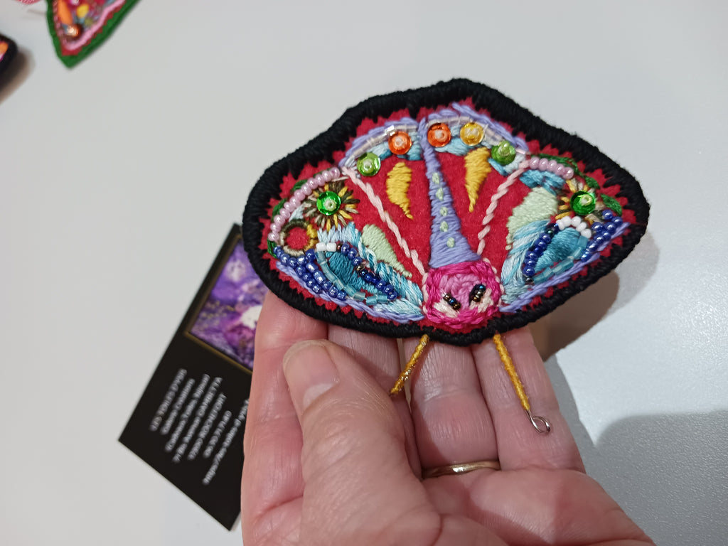 papillon multicolore