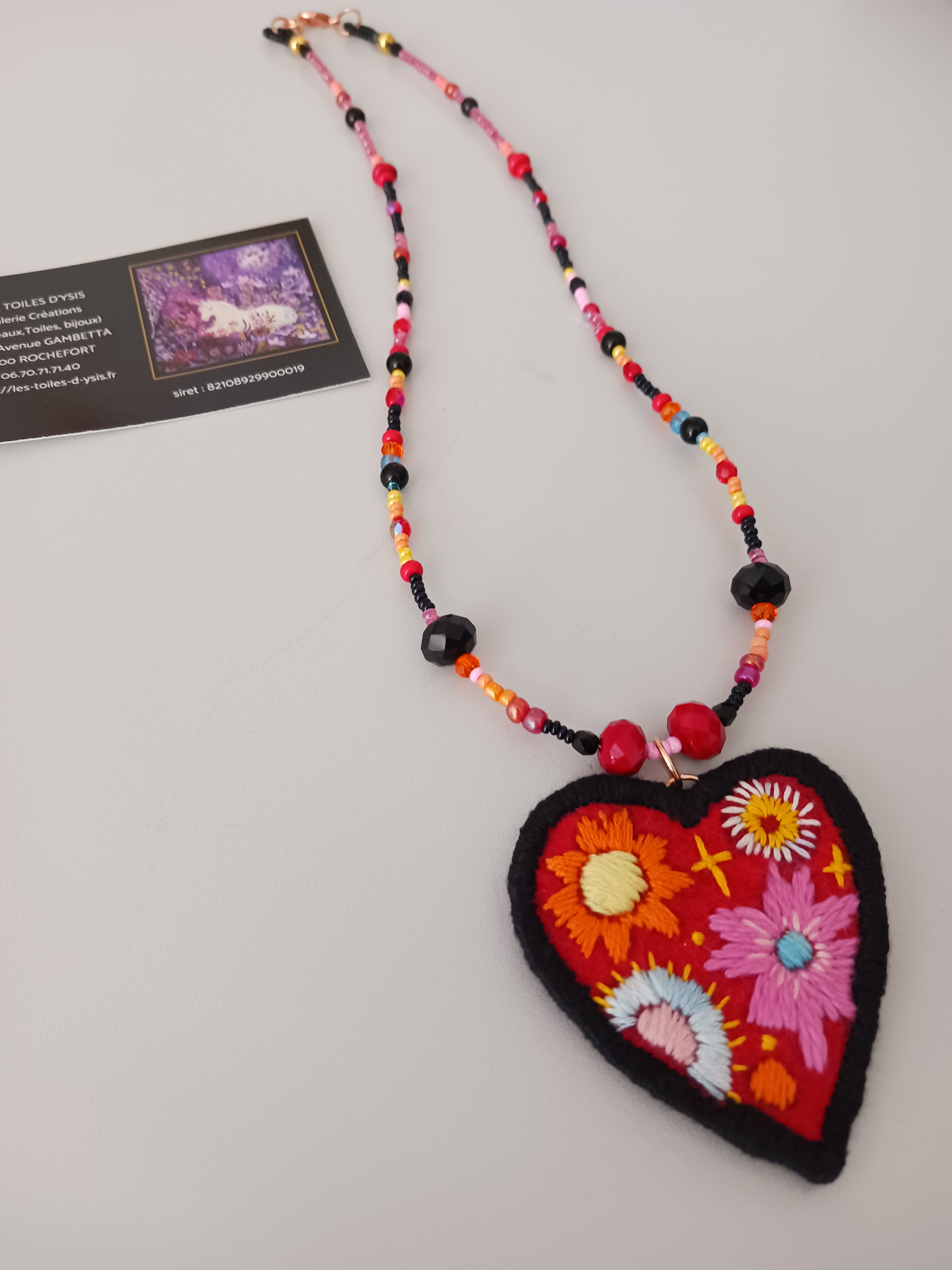 collier simili cuir