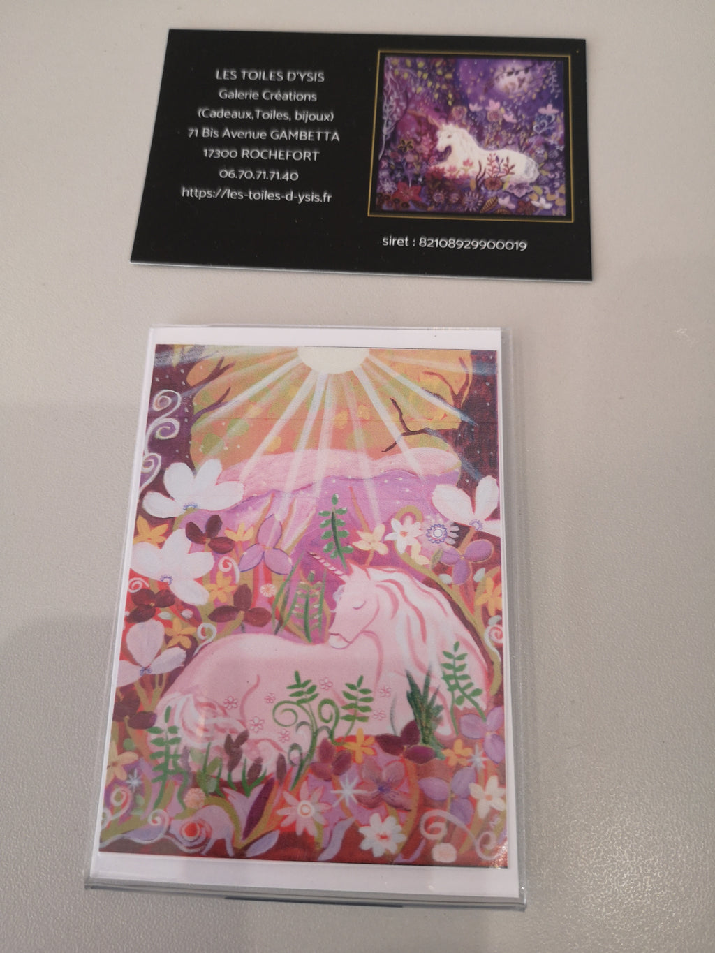 licorne rose