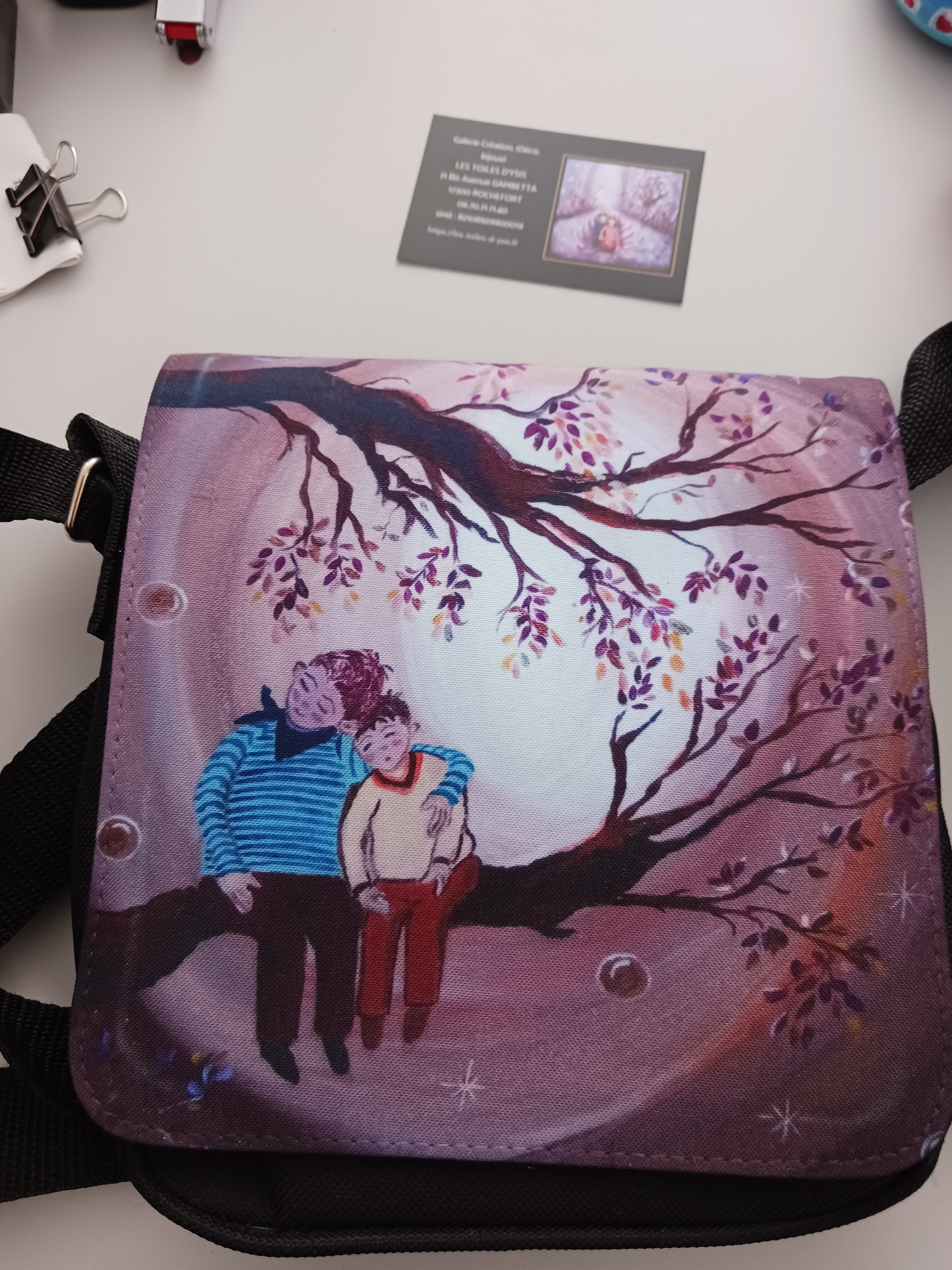 sac imprimé avec ma toile 