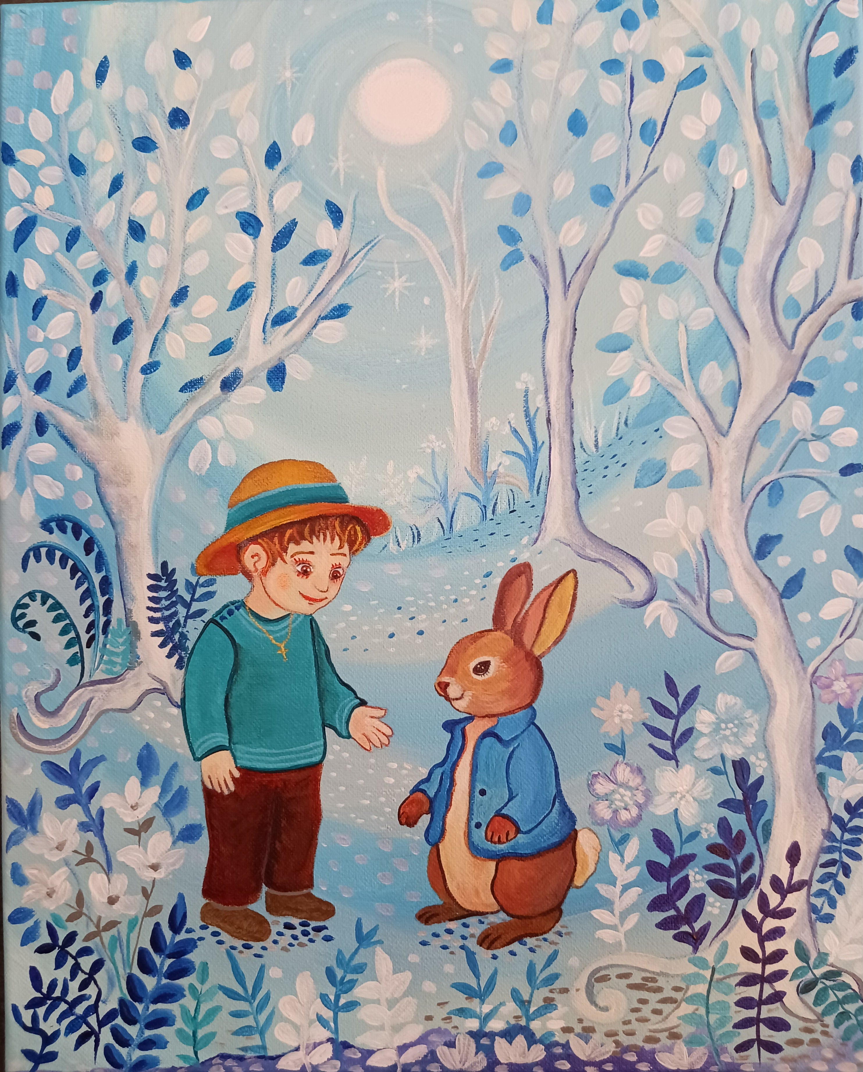 toile tendresse animaux