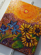 tournesols et iris