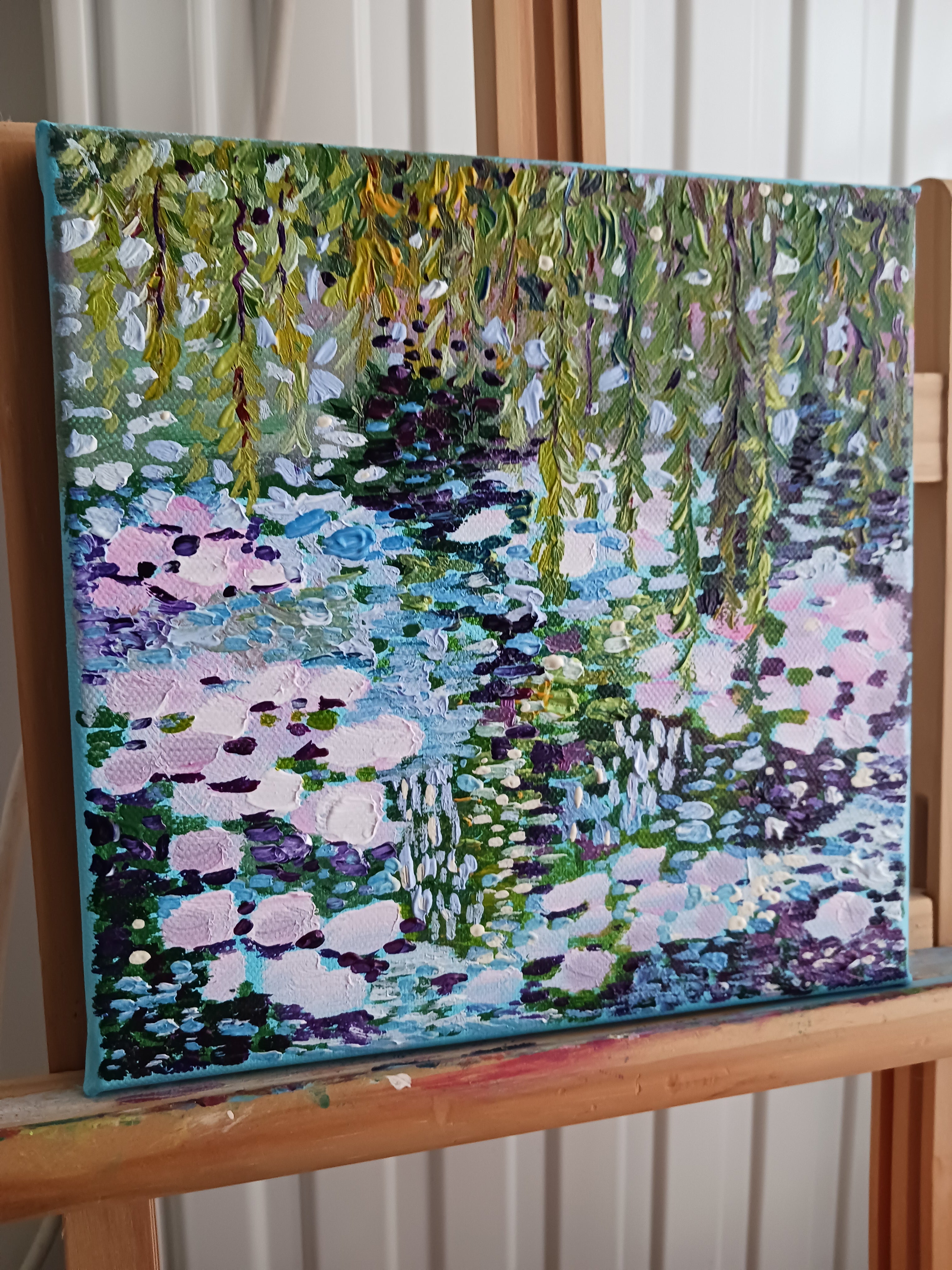 toile eau et plantes